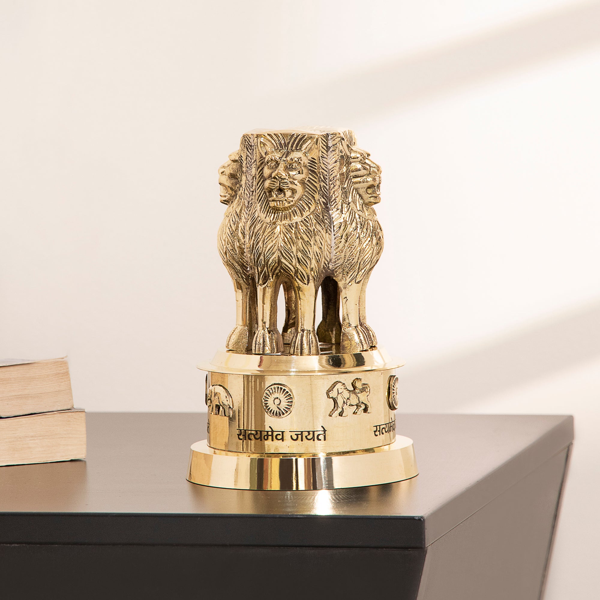 Brass Ashok Stambh - 8 Inch