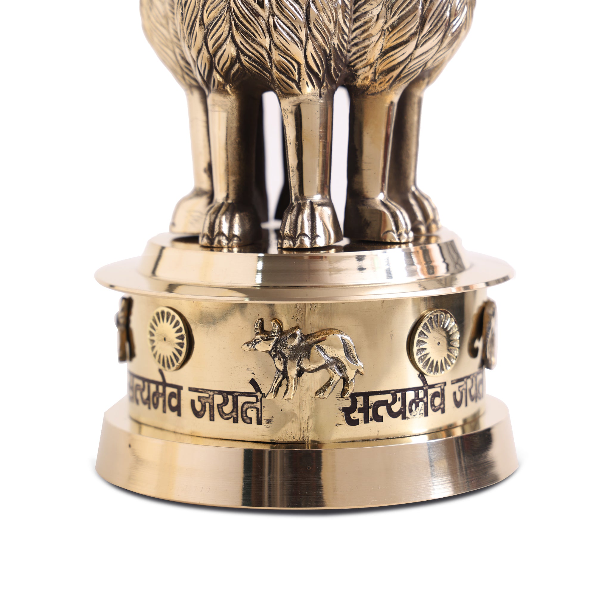 Brass Ashok Stambh - 10 Inch