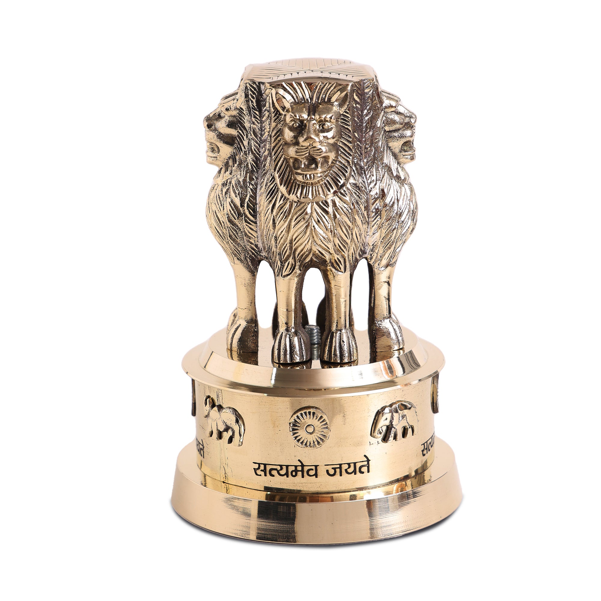 Brass Ashok Stambh - 8 Inch