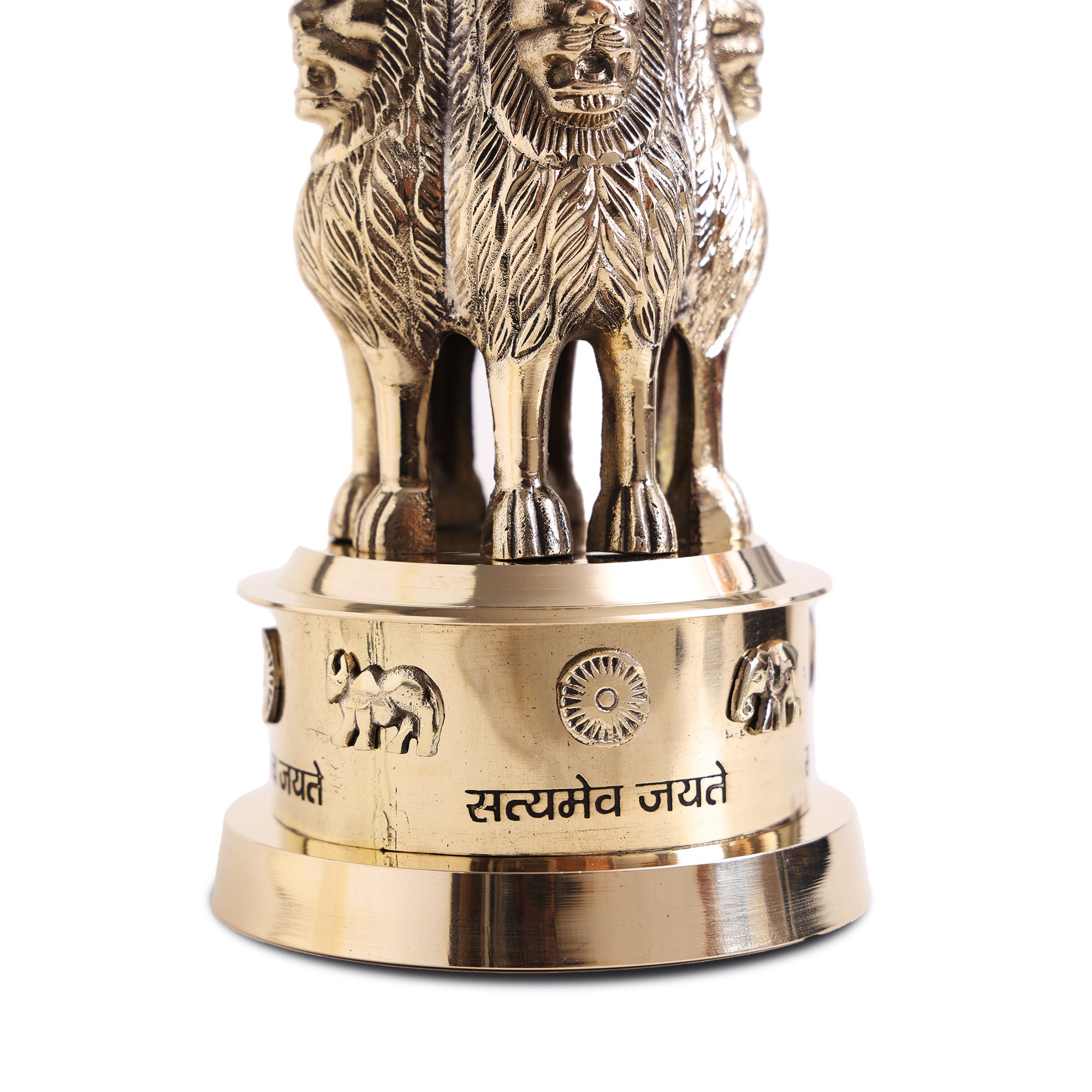 Brass Ashok Stambh - 10 Inch
