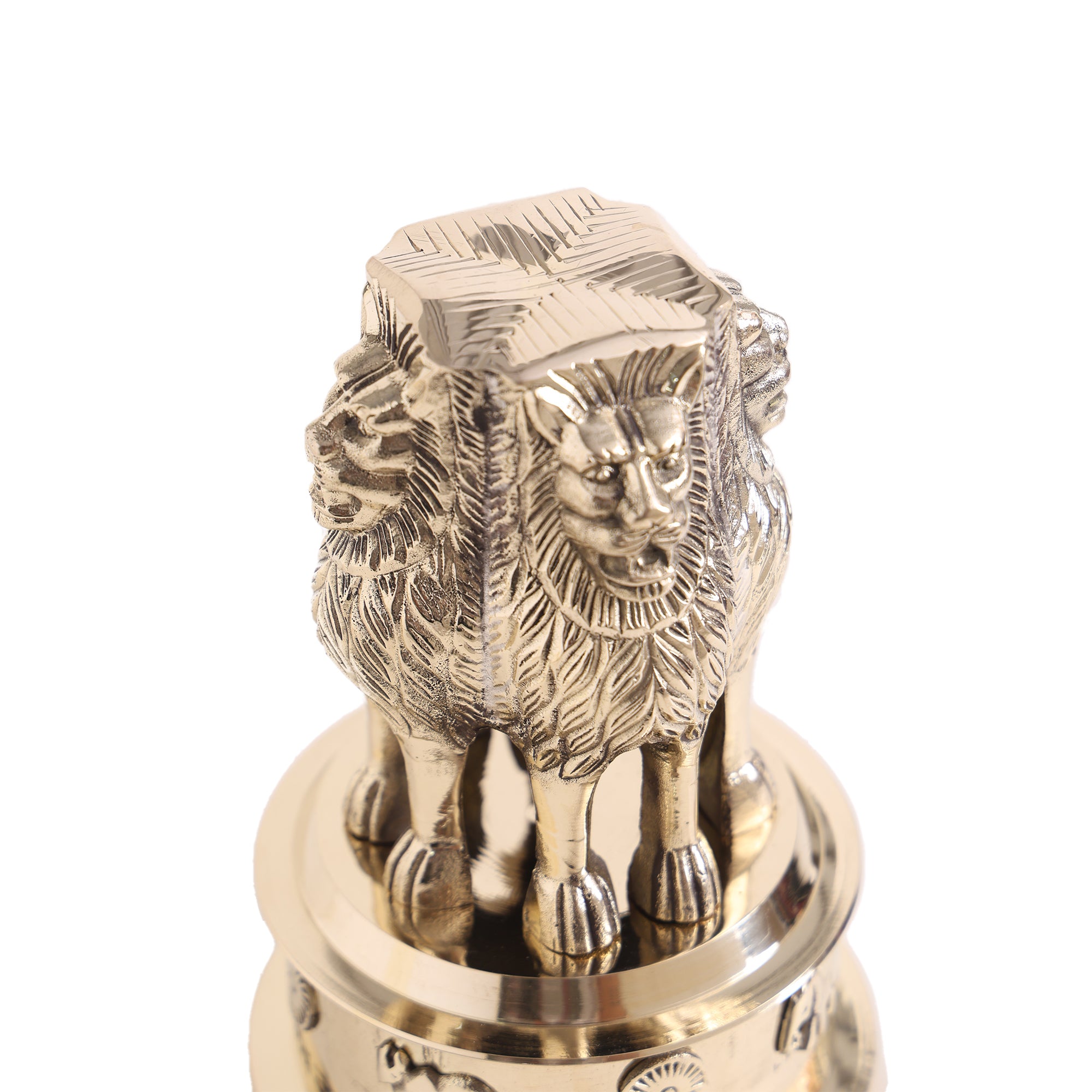 Brass Ashok Stambh - 8 Inch