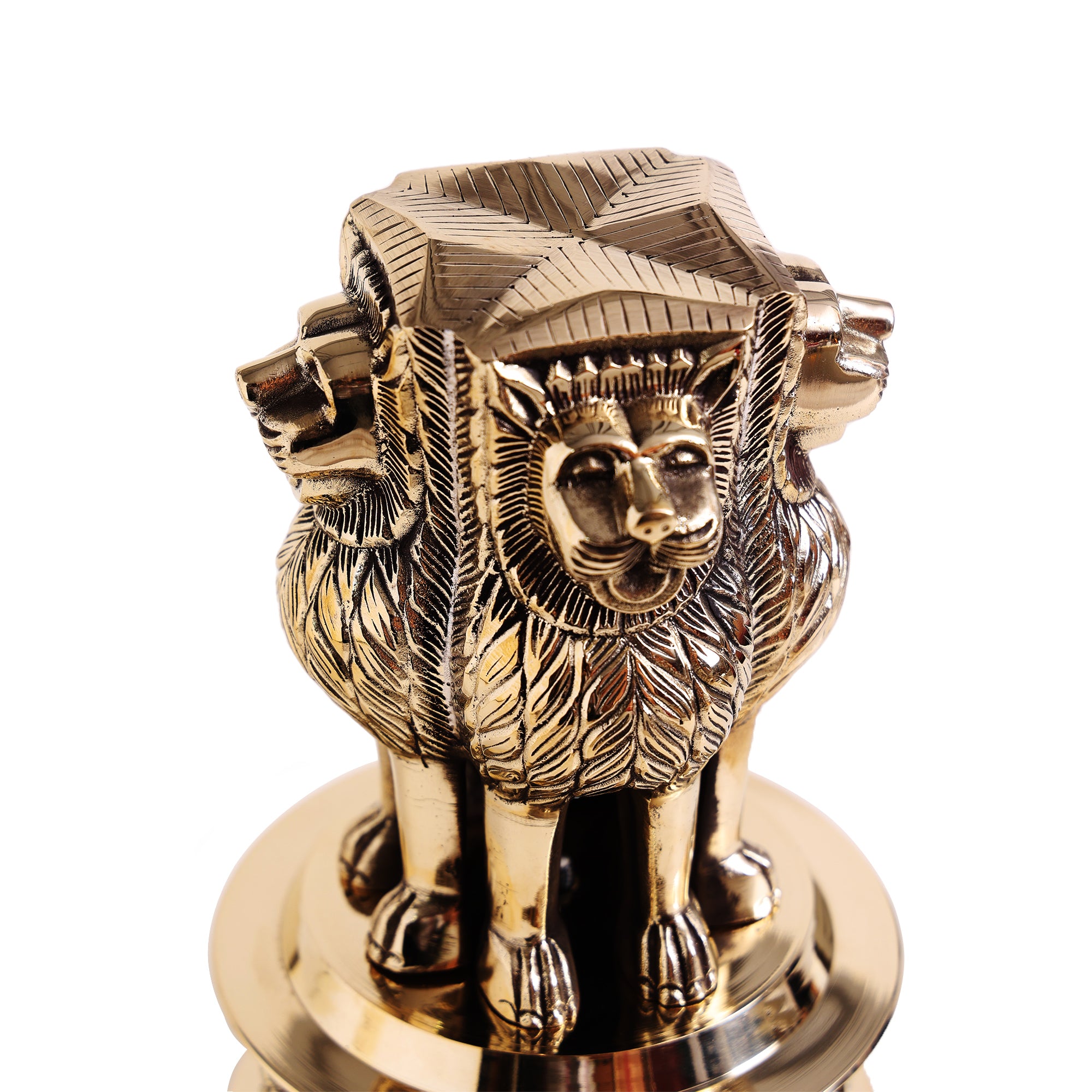 Brass Ashok Stambh - 10 Inch