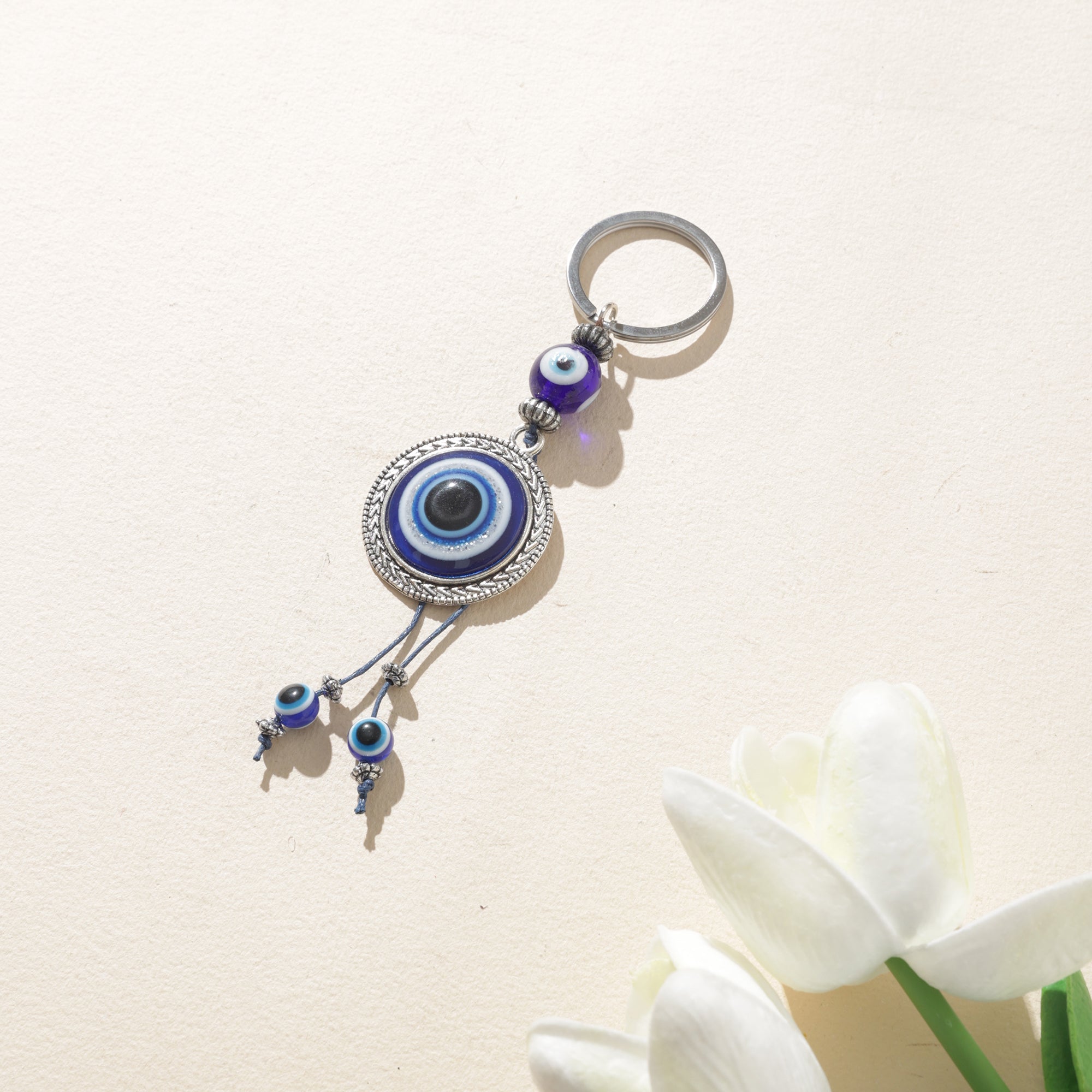 Evil Eye Round Key Chain