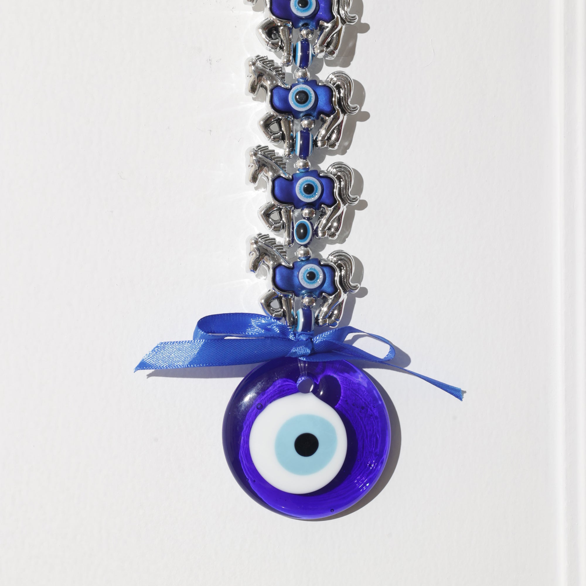 Wall Hanging Evil Eye with Seven Horses