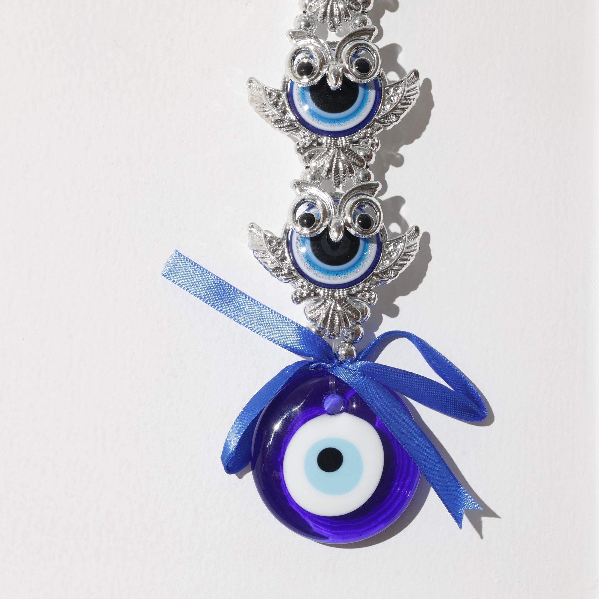 Evil Eye with 3 Owl Protection Amulet