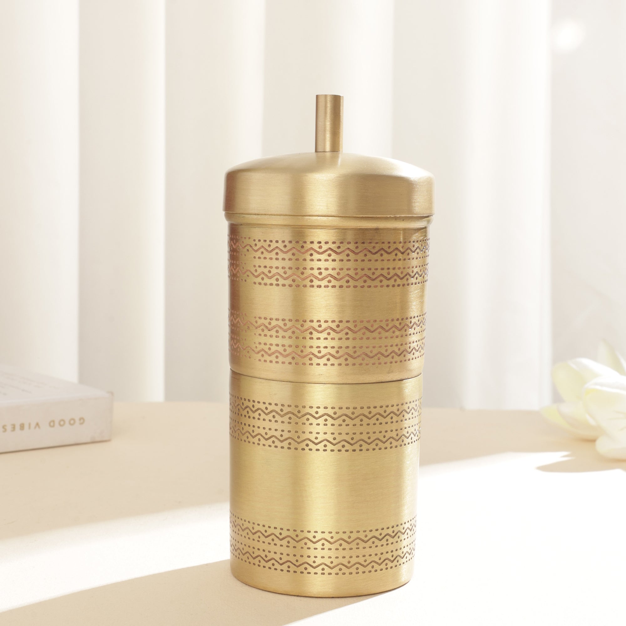Brass Coffee Filter - 7 inch