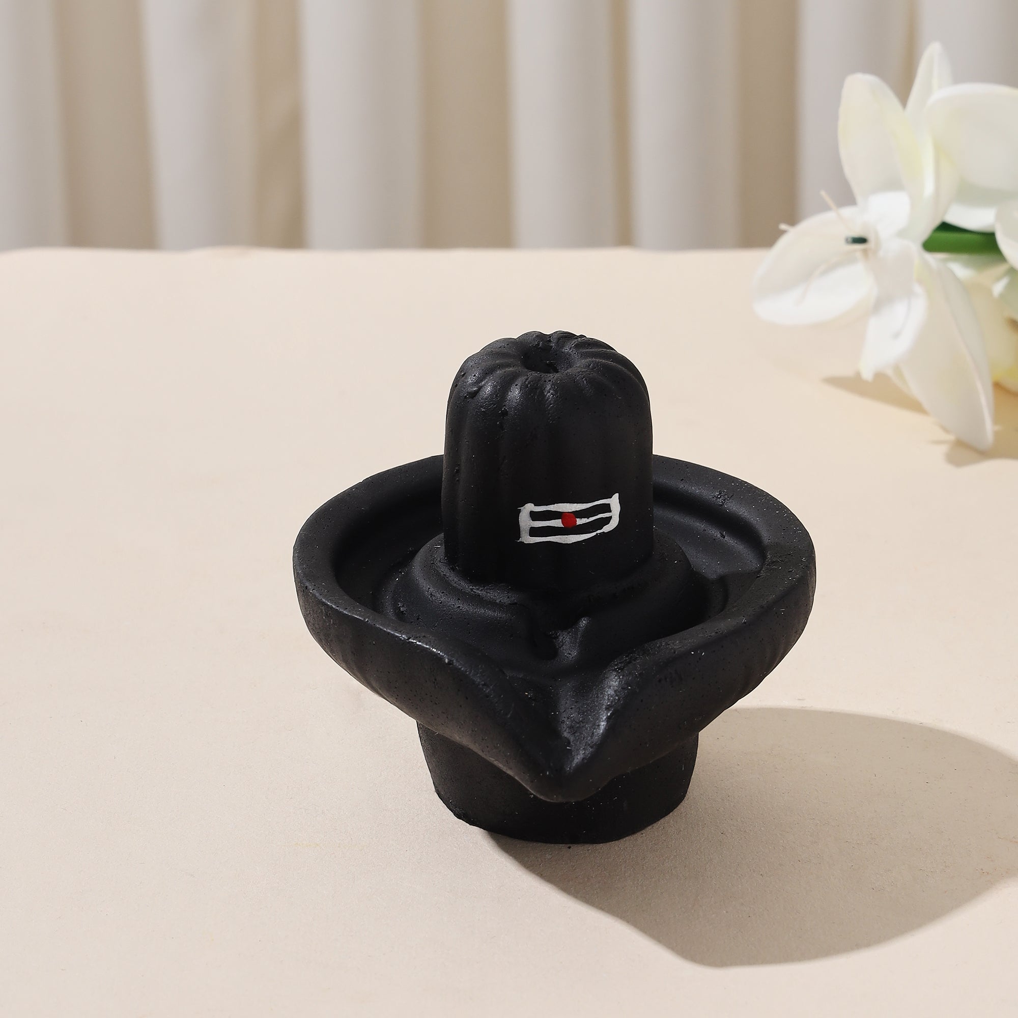 Shiv lingam with Smoke Fountain- 7.5 inch