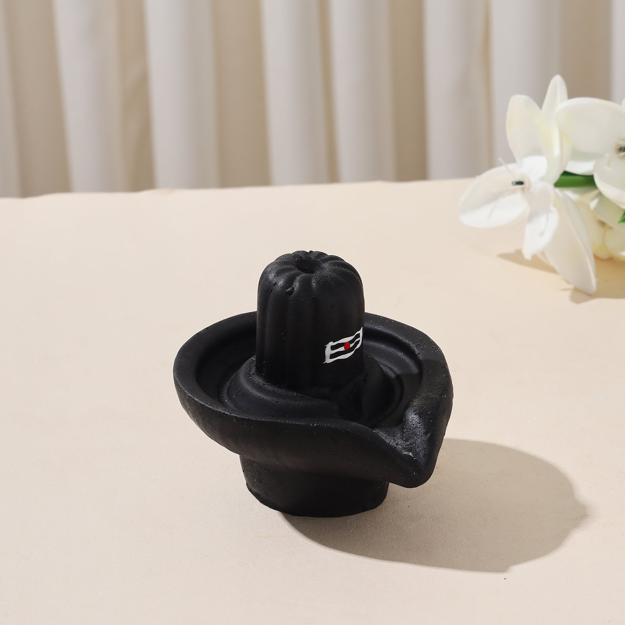 Shiv lingam with Smoke Fountain- 7.5 inch