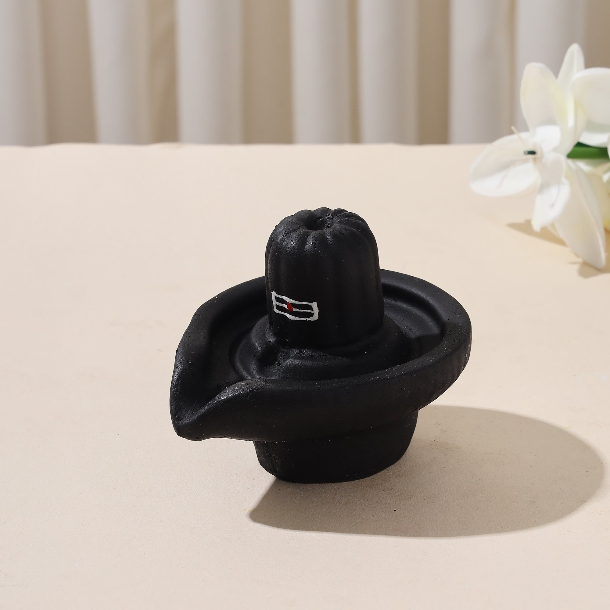 Shiv lingam with Smoke Fountain- 7.5 inch