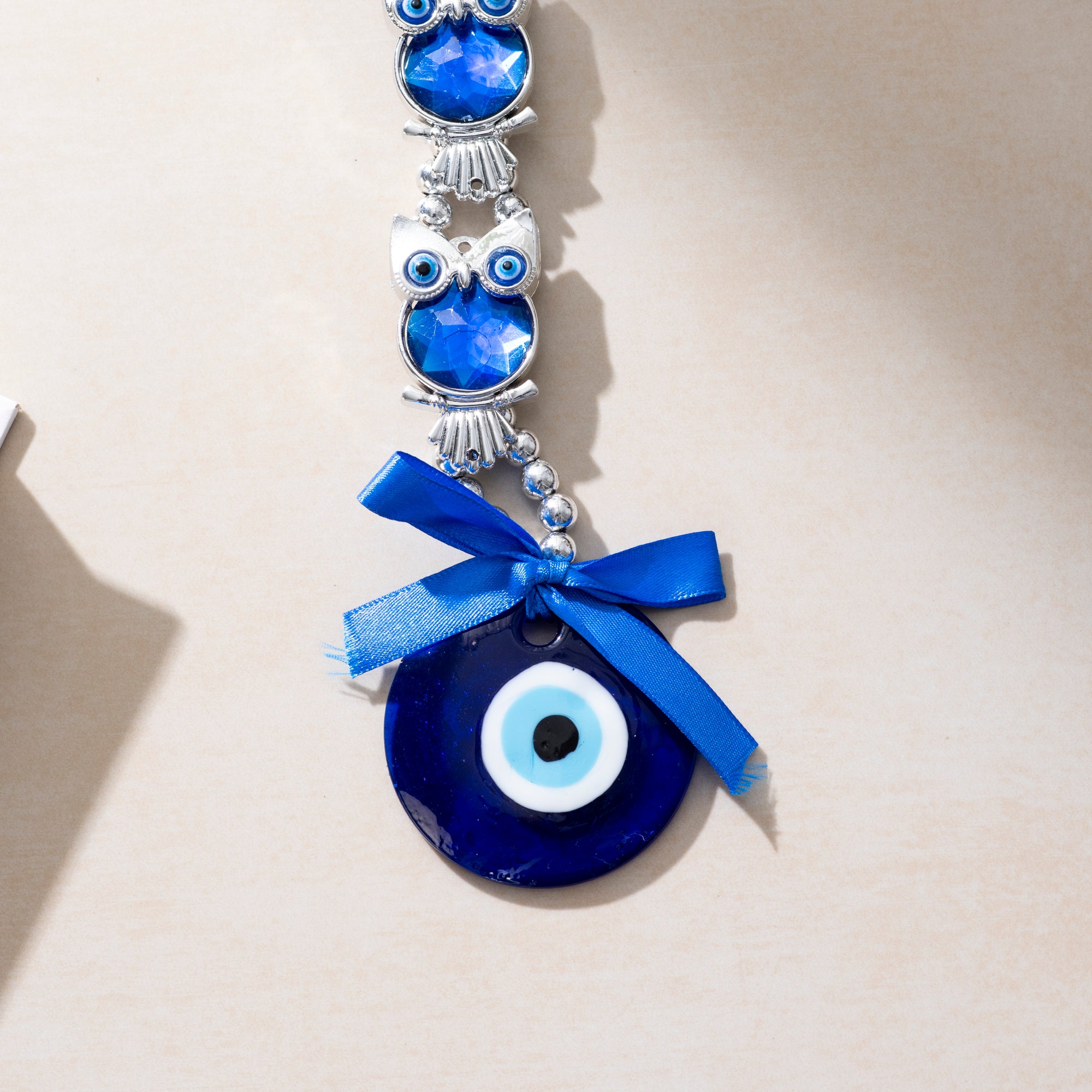 Turkish Evil Eye & Owl Protection Wall Hanging Amulet