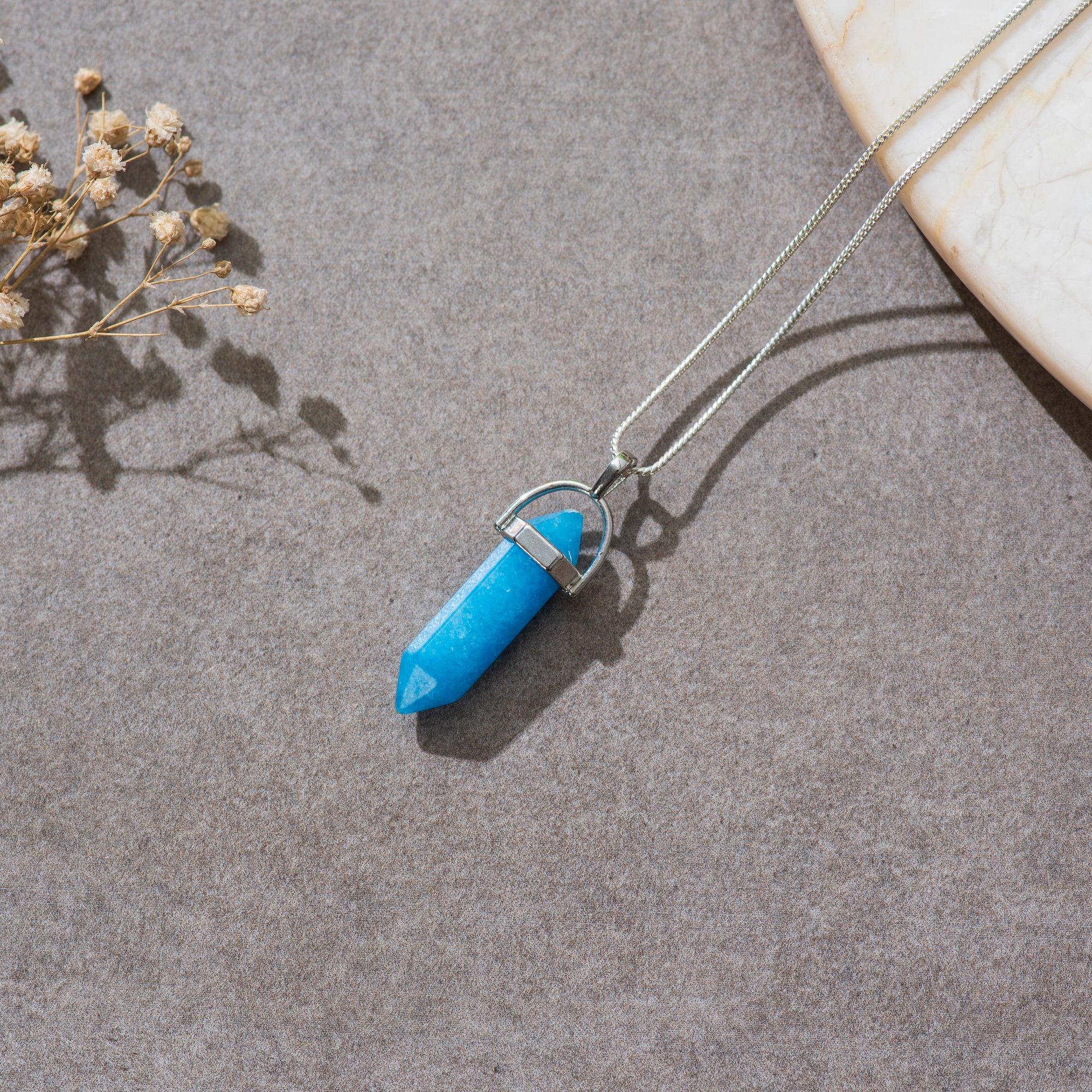 Turquoise Pendant with Chain
