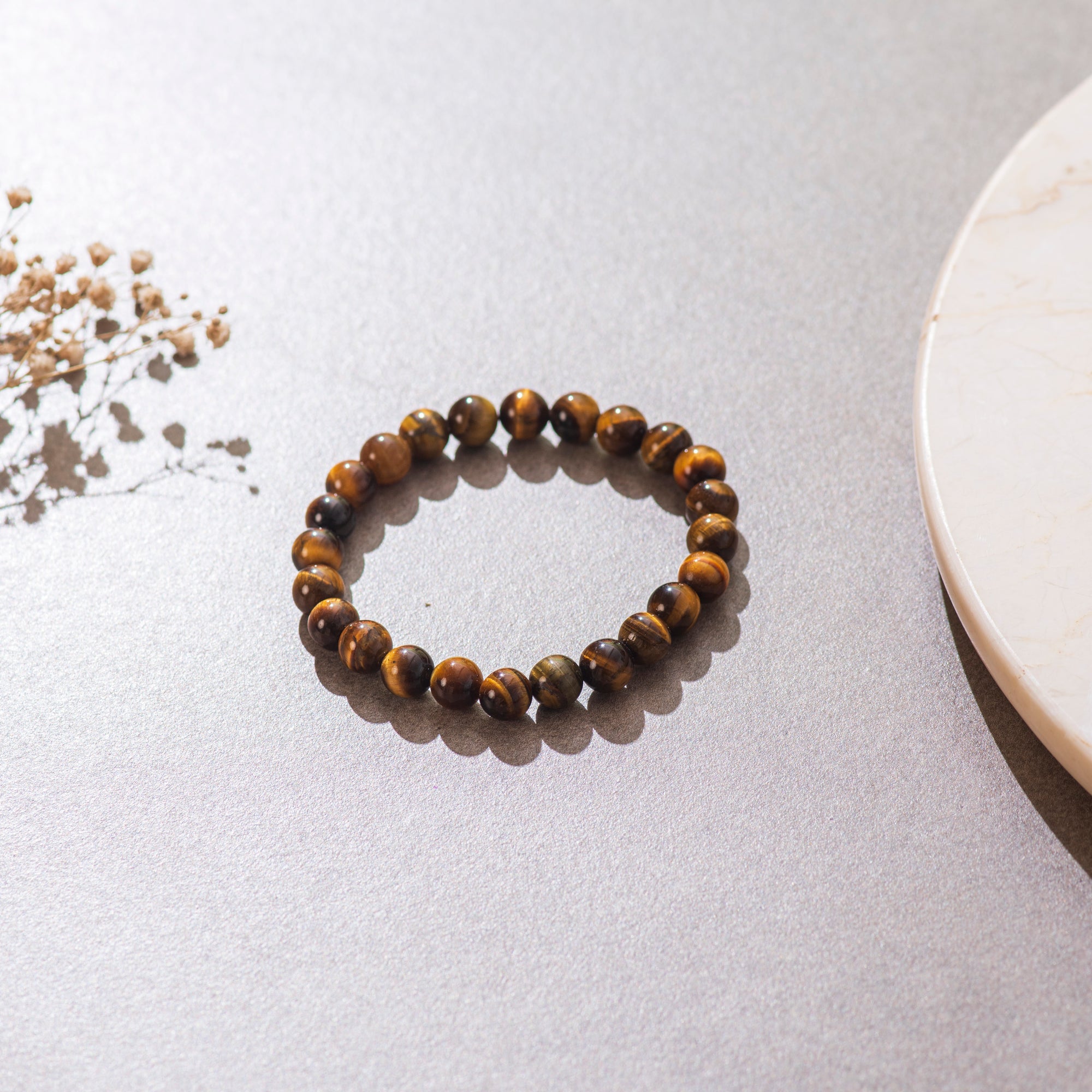 Certified Tiger Eye Healing Bracelet for Self Confidence