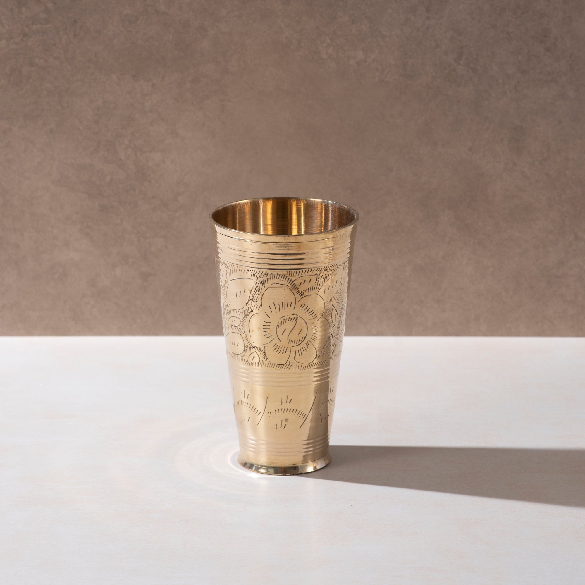 Brass Lassi Glass - Set of 2