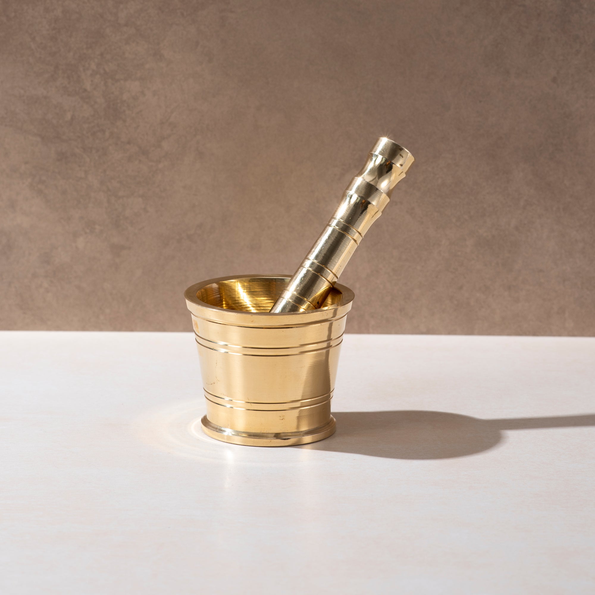 Brass Mortar and Pestle (Okhli)