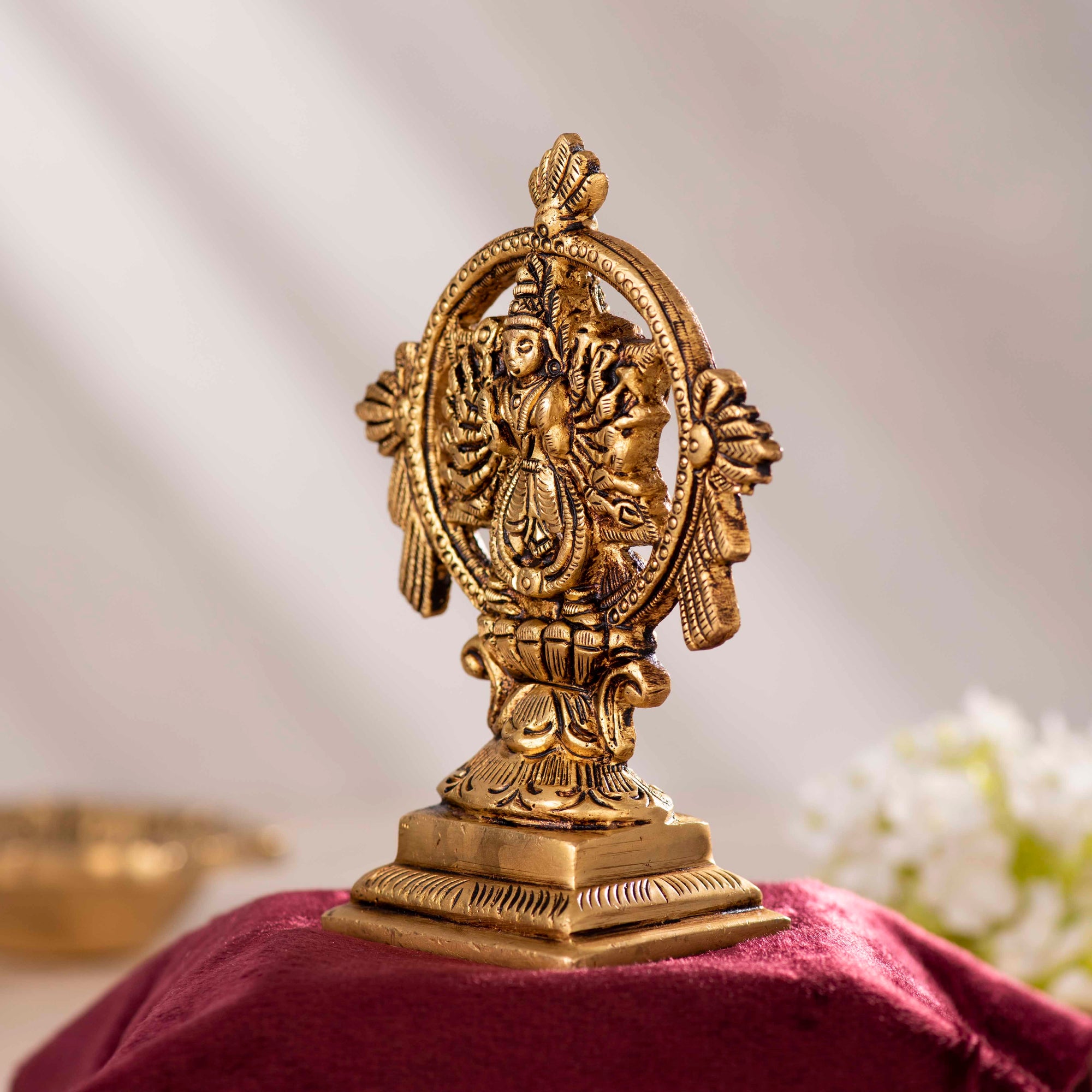 Sudarshan Vishnu/ Yoga Narsimha - 4 Inch