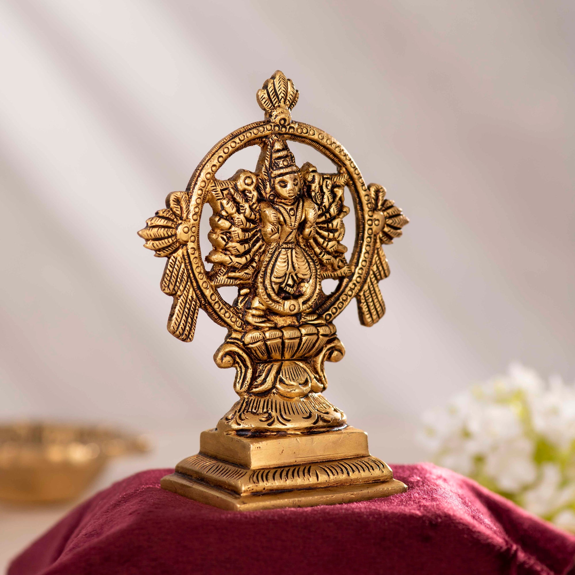 Sudarshan Vishnu/ Yoga Narsimha - 4 Inch