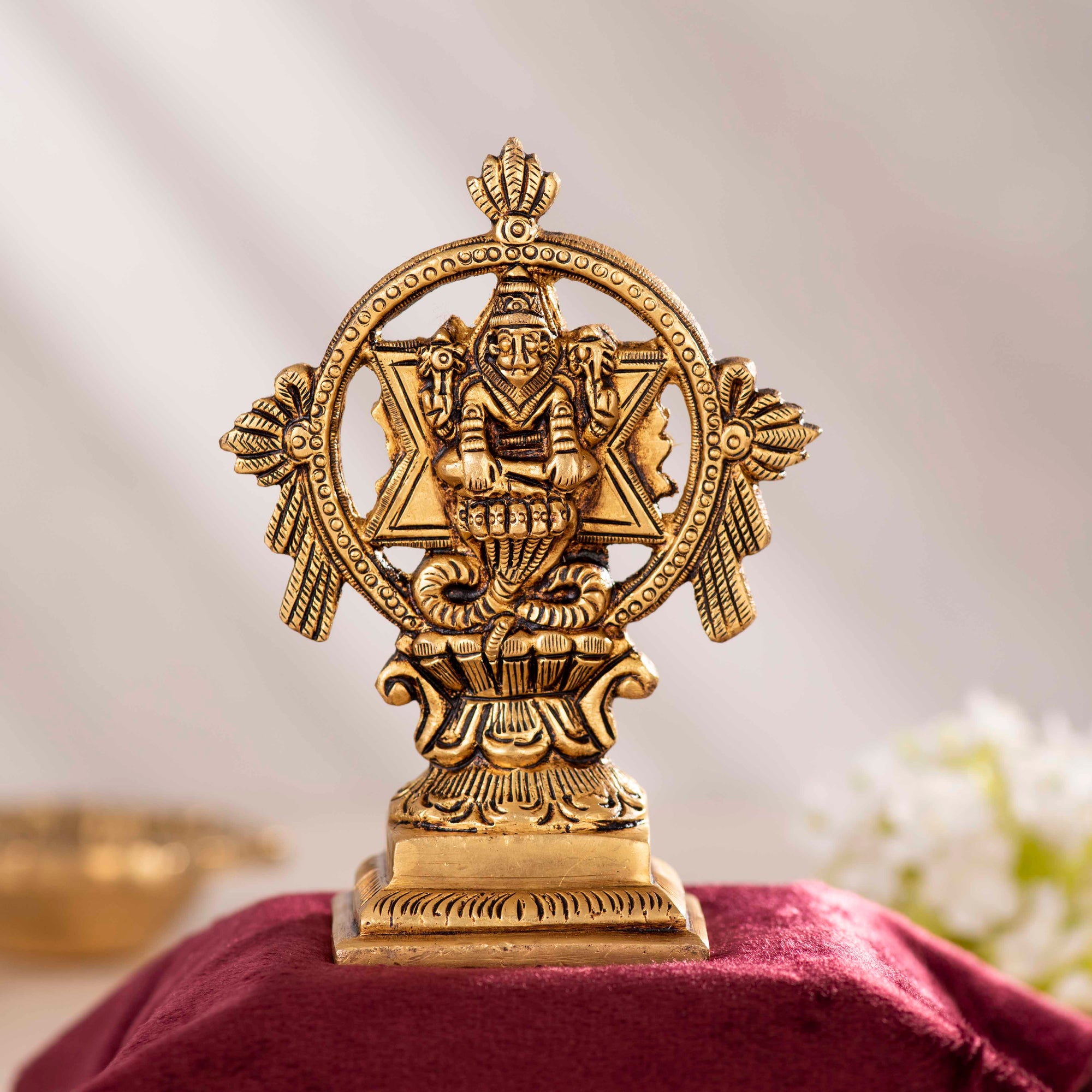 Sudarshan Vishnu/ Yoga Narsimha - 4 Inch
