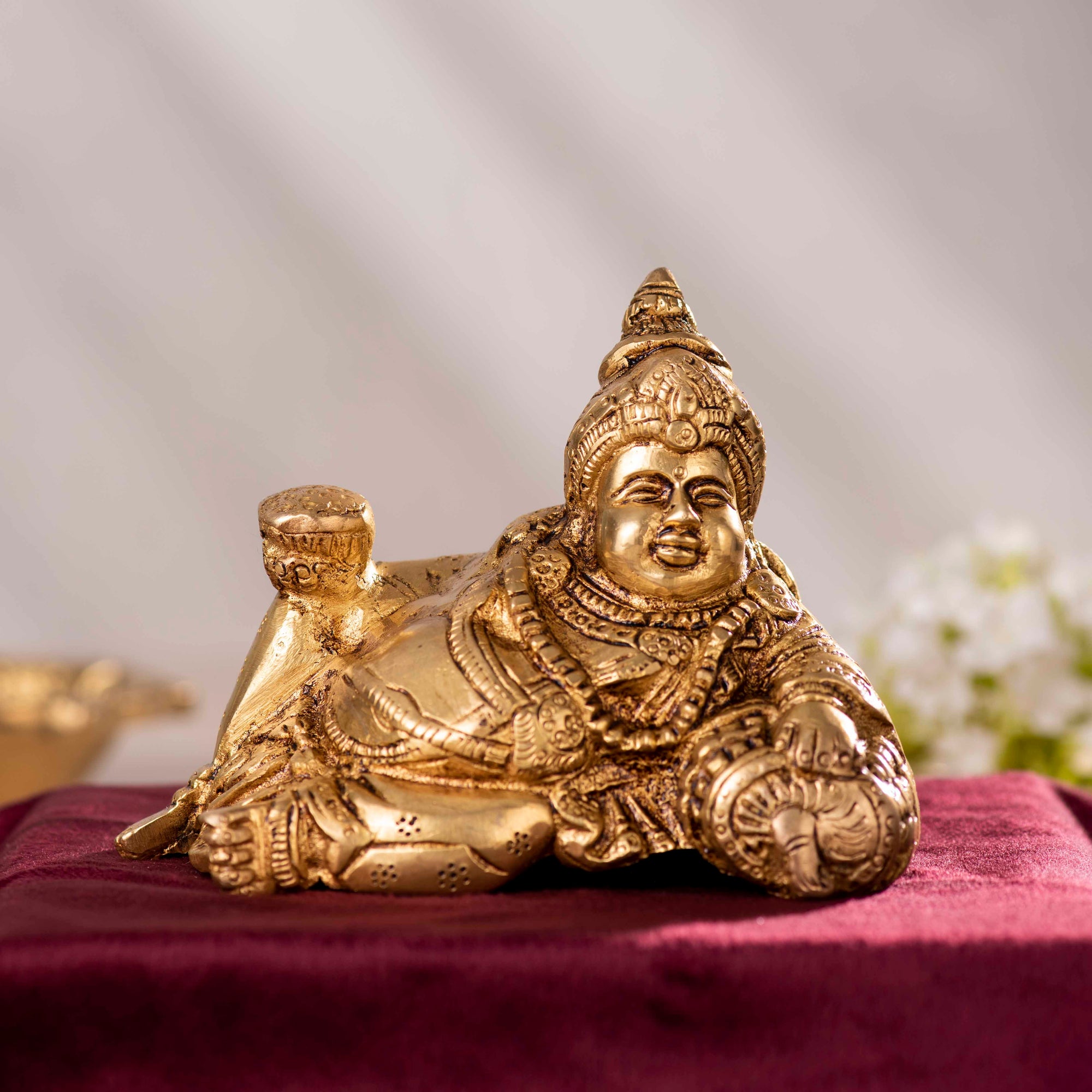 Brass Kuber Maharaj - 5 Inch