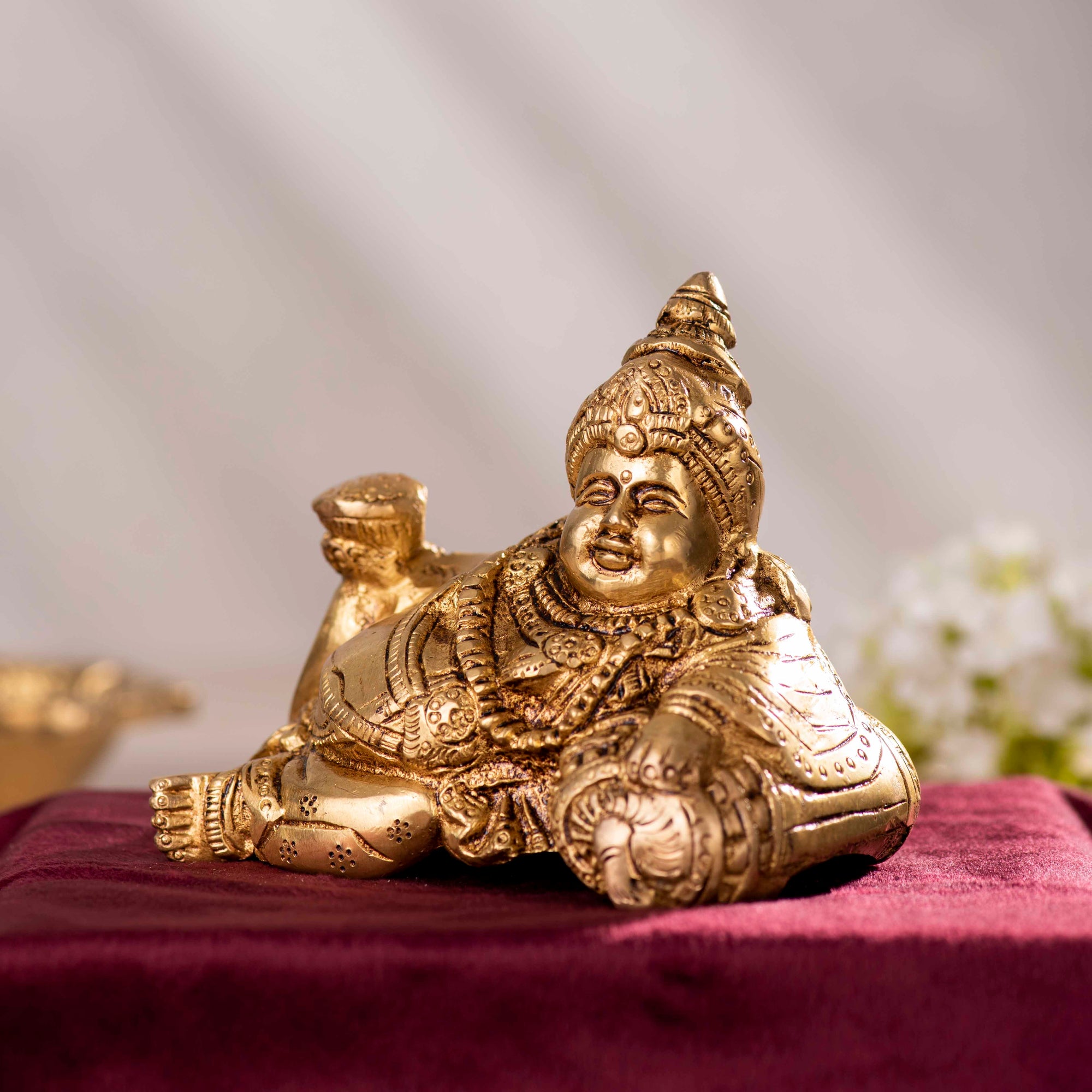 Brass Kuber Maharaj - 5 Inch