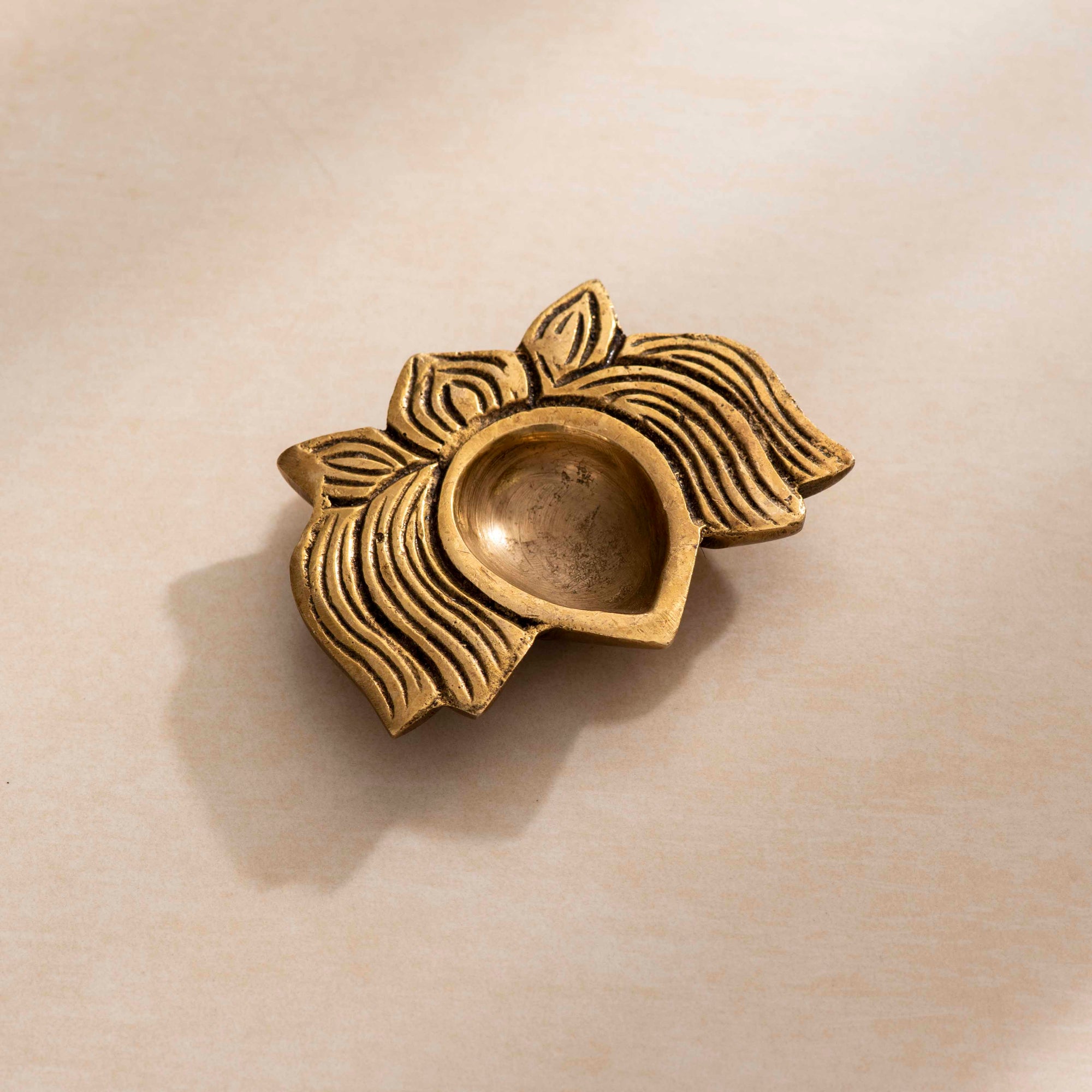 Brass Lotus Deep - 3 Inch