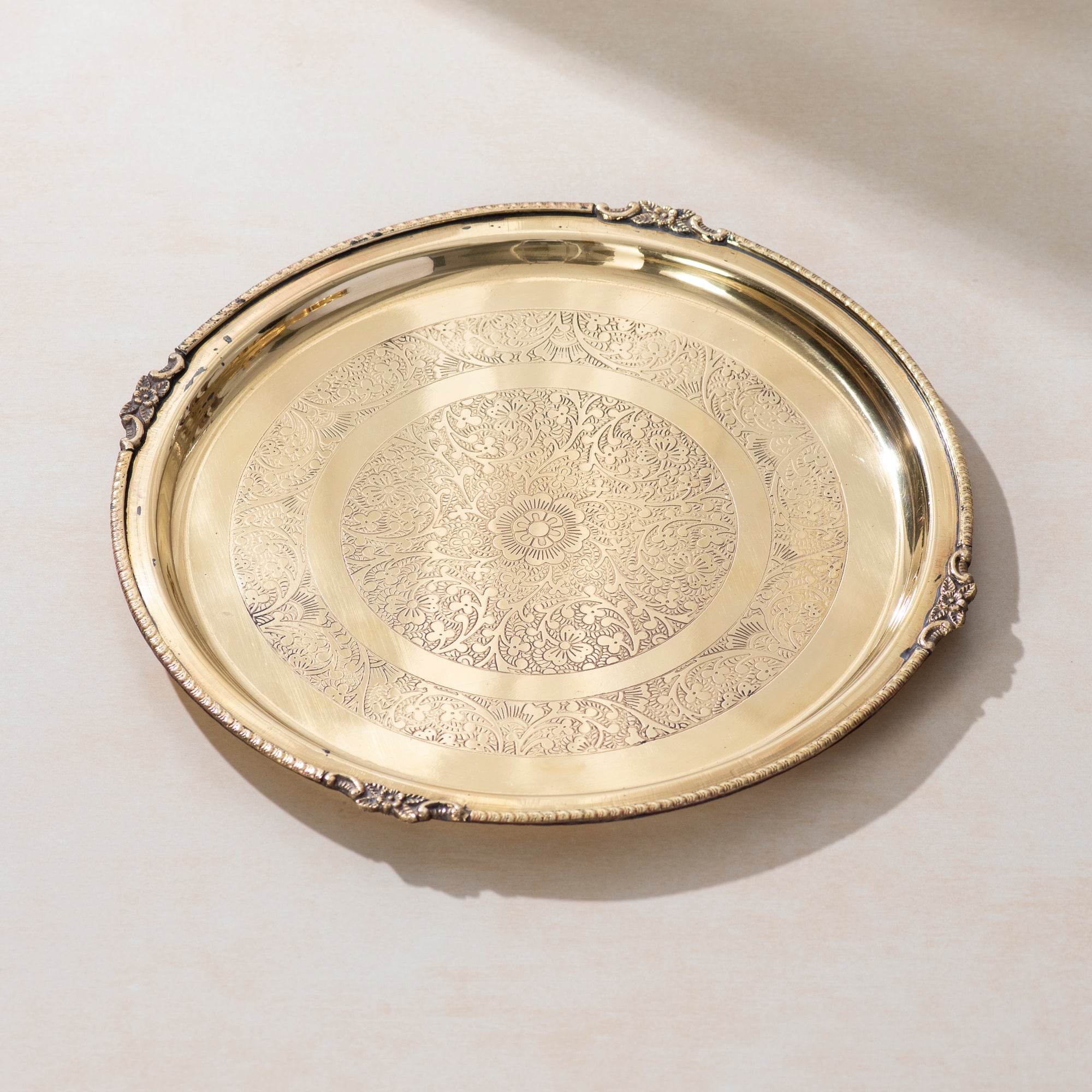 Brass Carving Thal Set