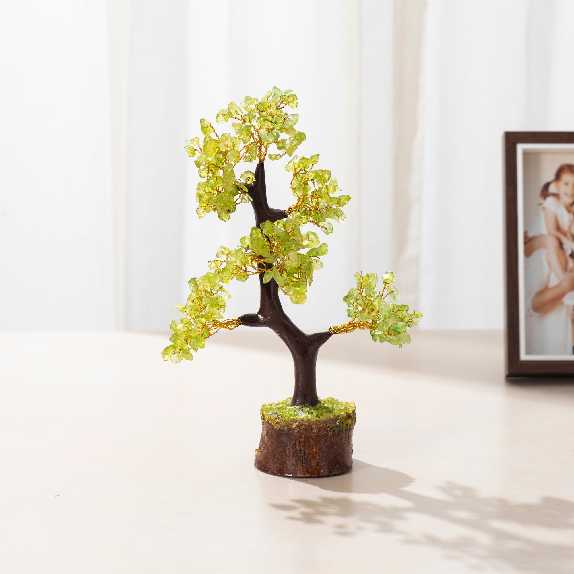 Green Aventurine Crystal Healing Stone Tree for Prosperity & Growth