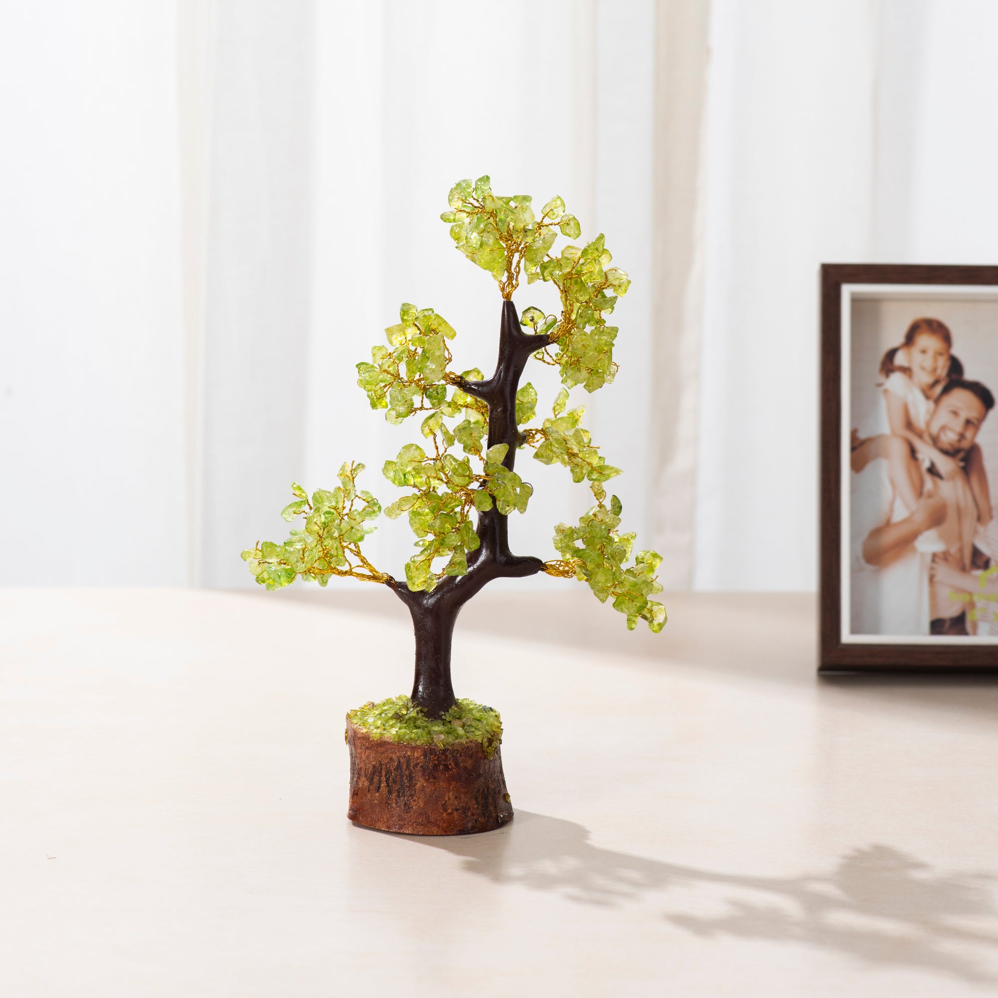 Green Aventurine Crystal Healing Stone Tree for Prosperity & Growth