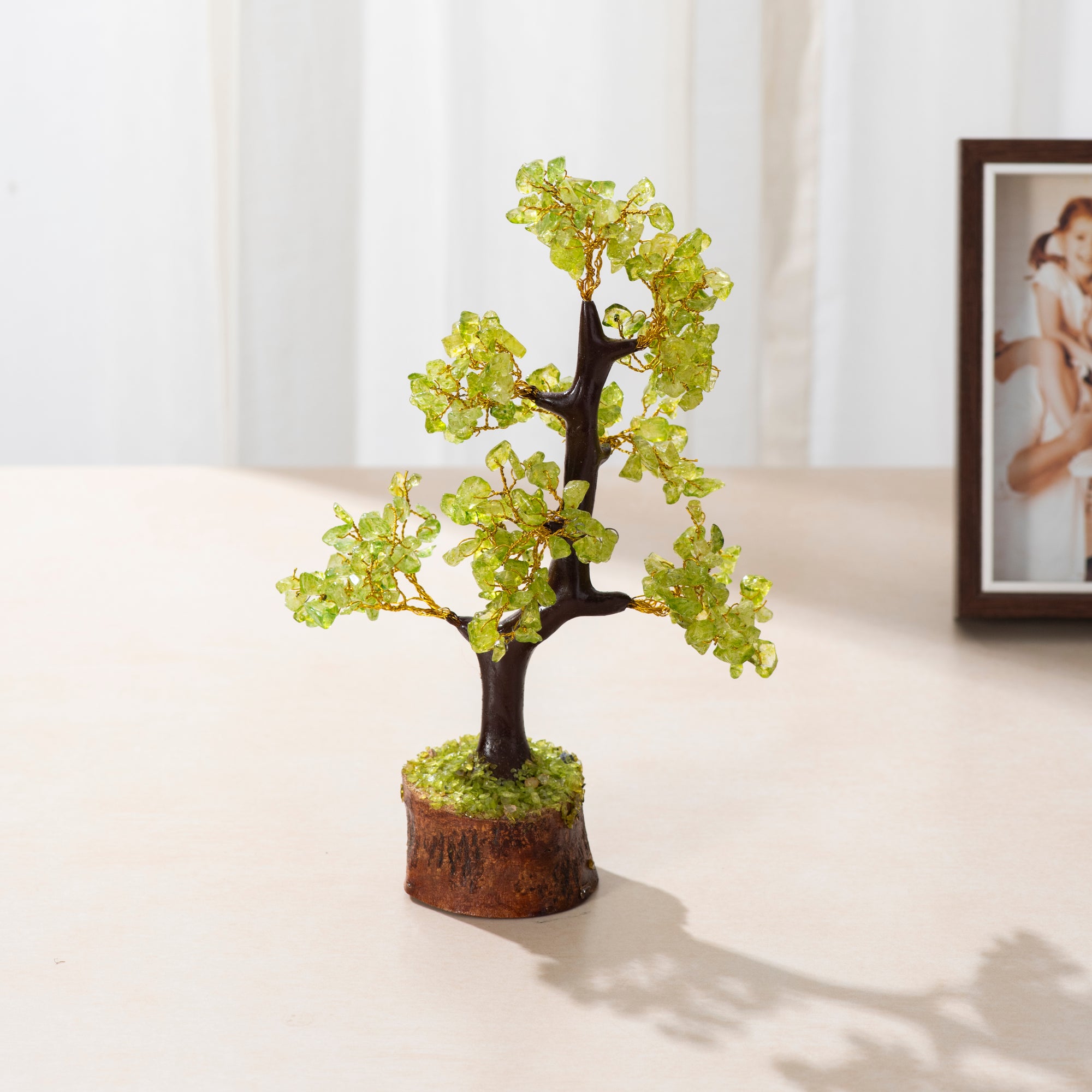 Green Aventurine Crystal Healing Stone Tree for Prosperity & Growth