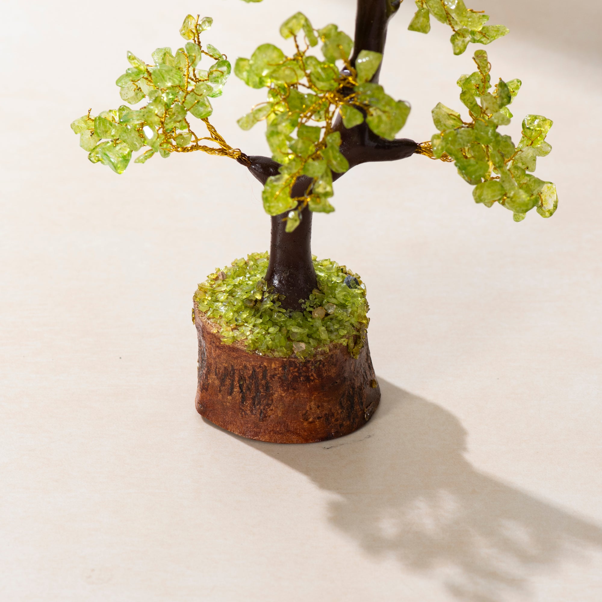 Green Aventurine Crystal Healing Stone Tree for Prosperity & Growth