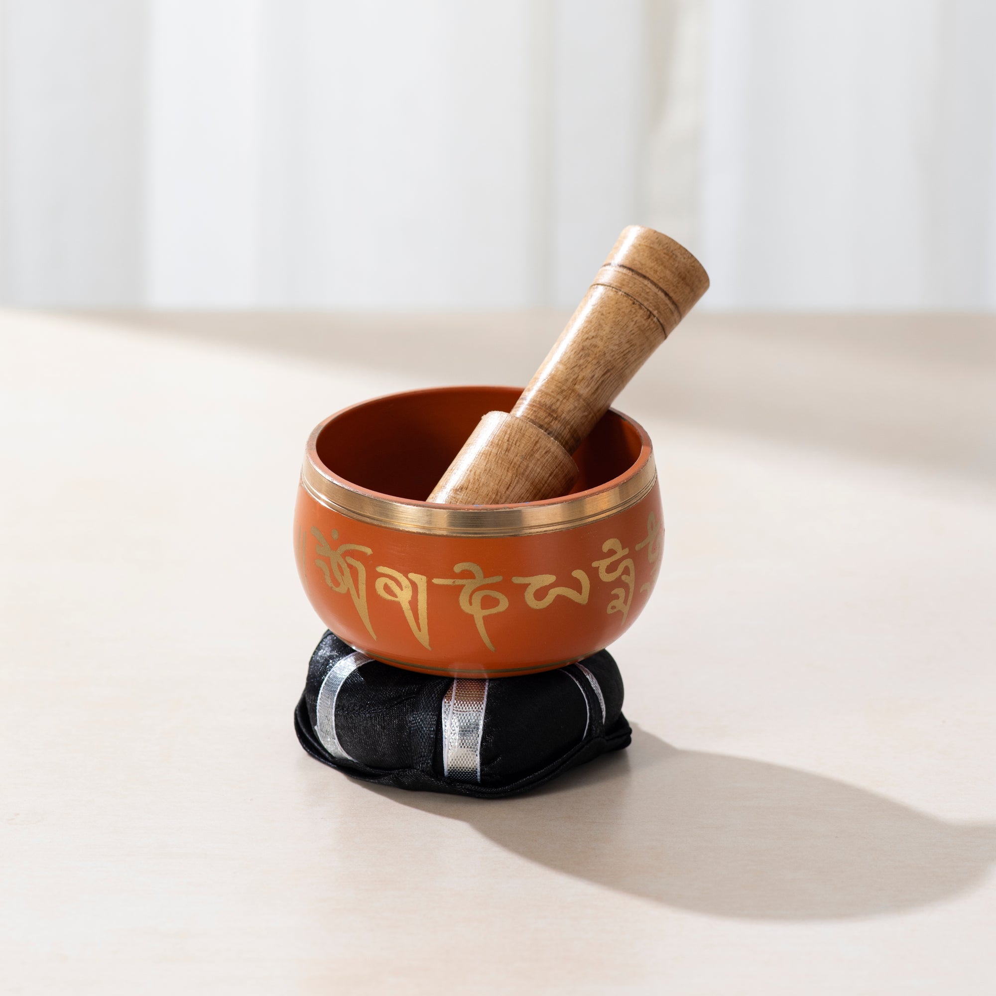 Tibetan Singing Musical Bowl Saffron