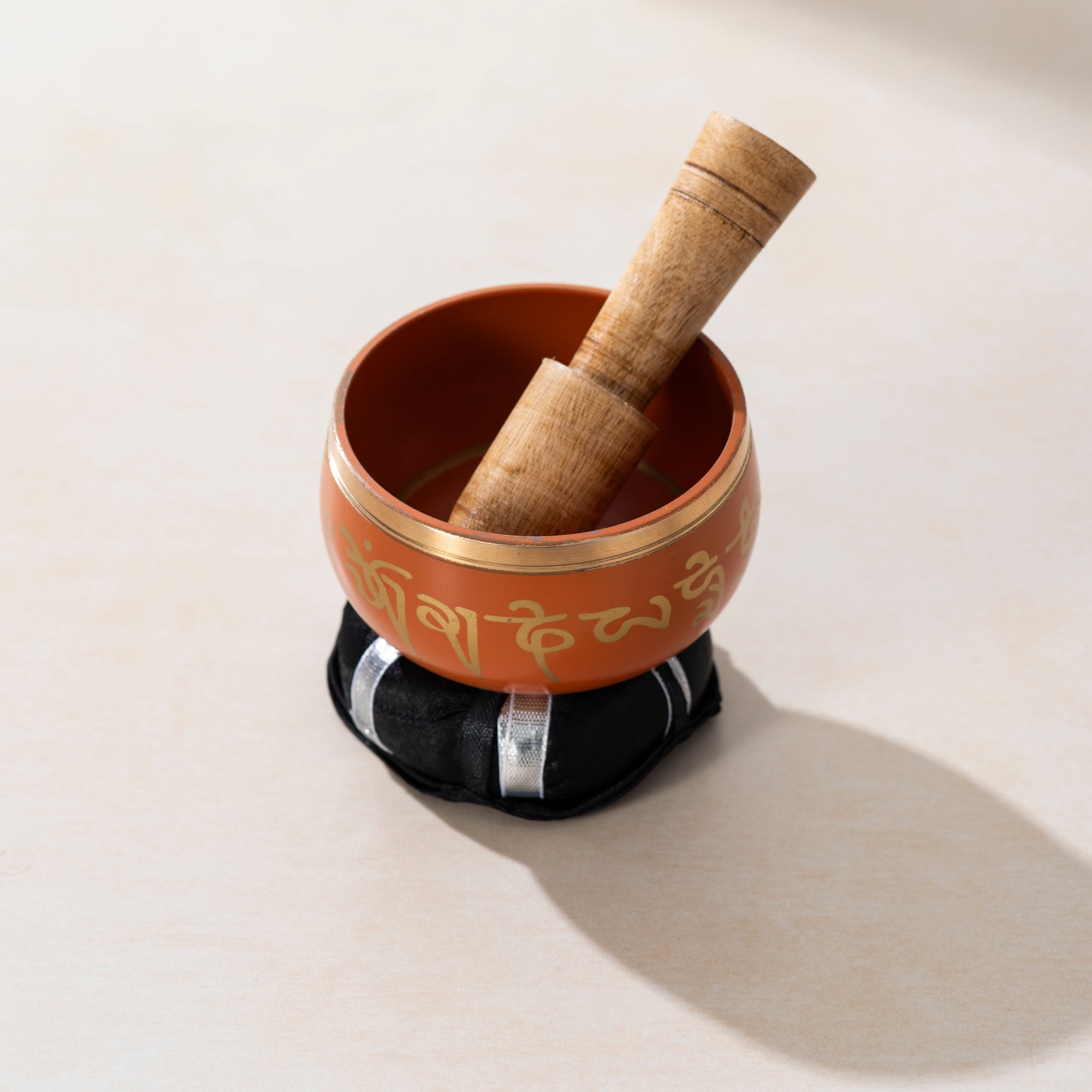 Tibetan Singing Musical Bowl Saffron