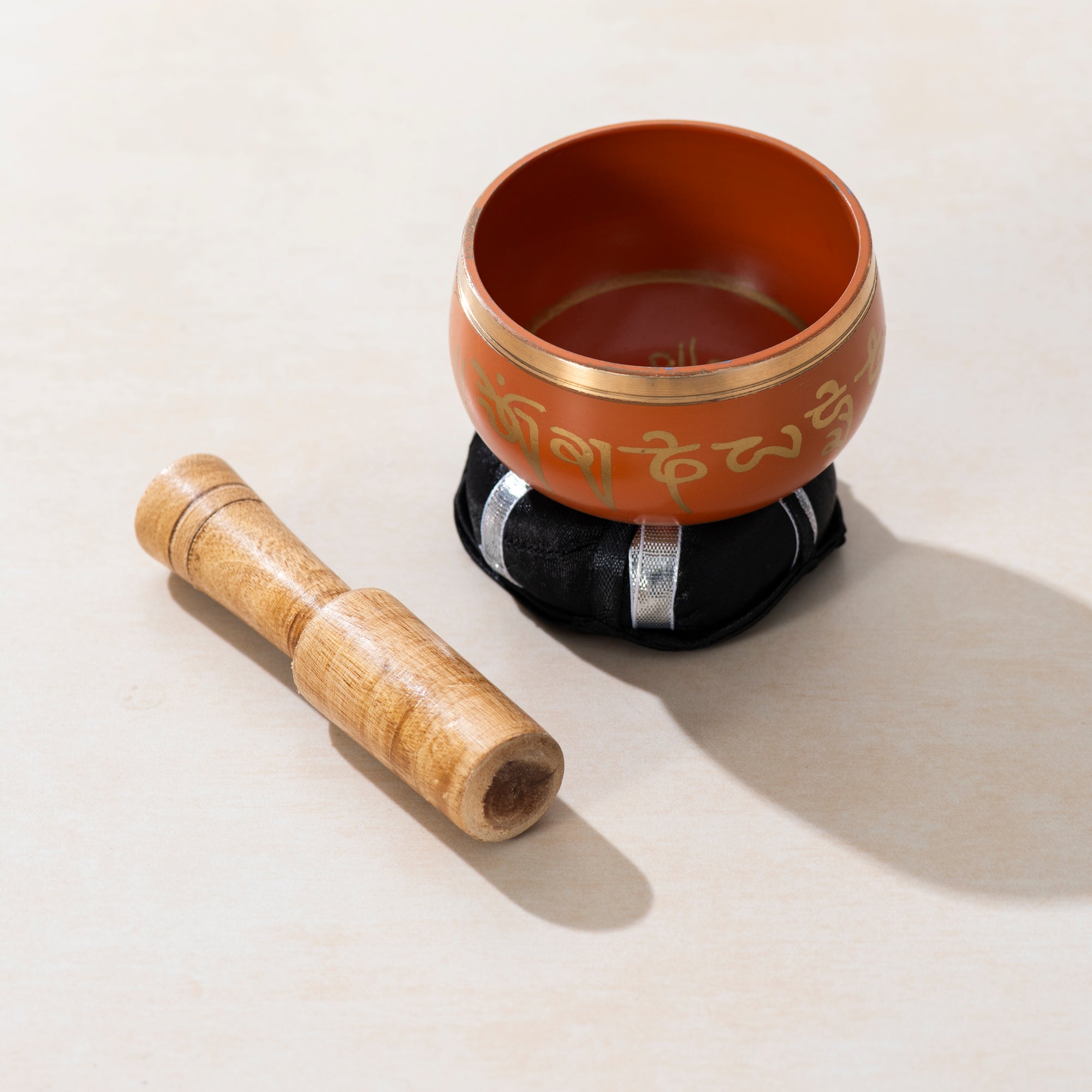 Tibetan Singing Musical Bowl Saffron