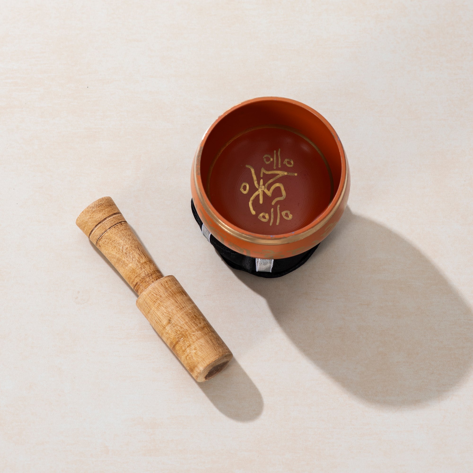 Tibetan Singing Musical Bowl Saffron