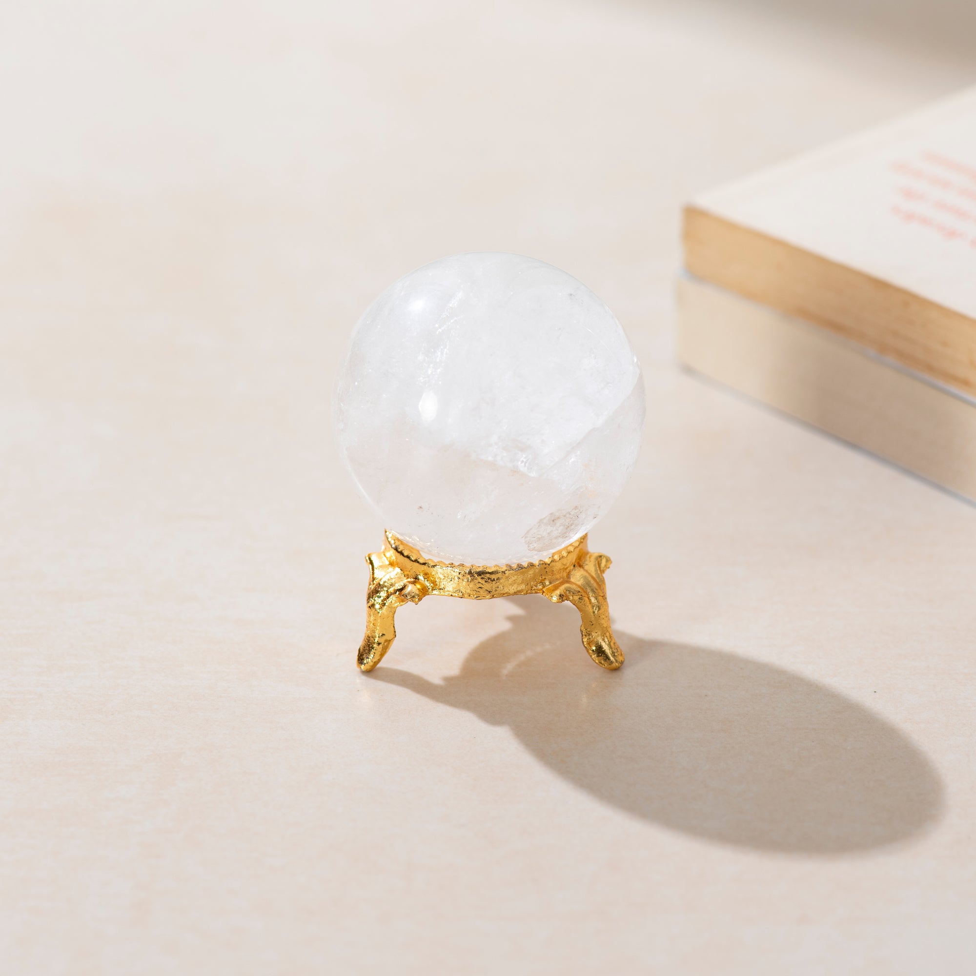 Crystal Quartz Ball with Stand