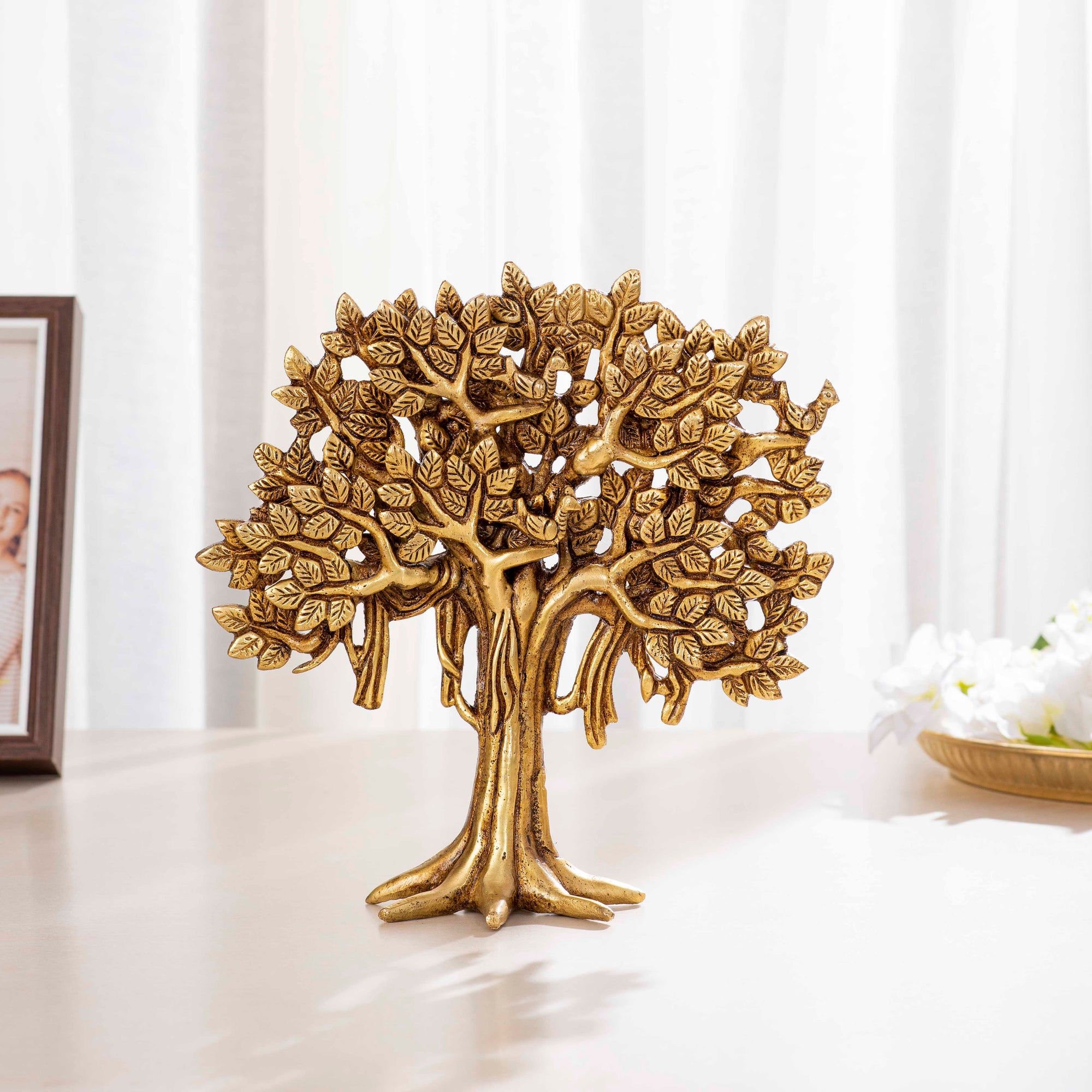 Brass Decorative Kalp Vriksh - 8 Inch