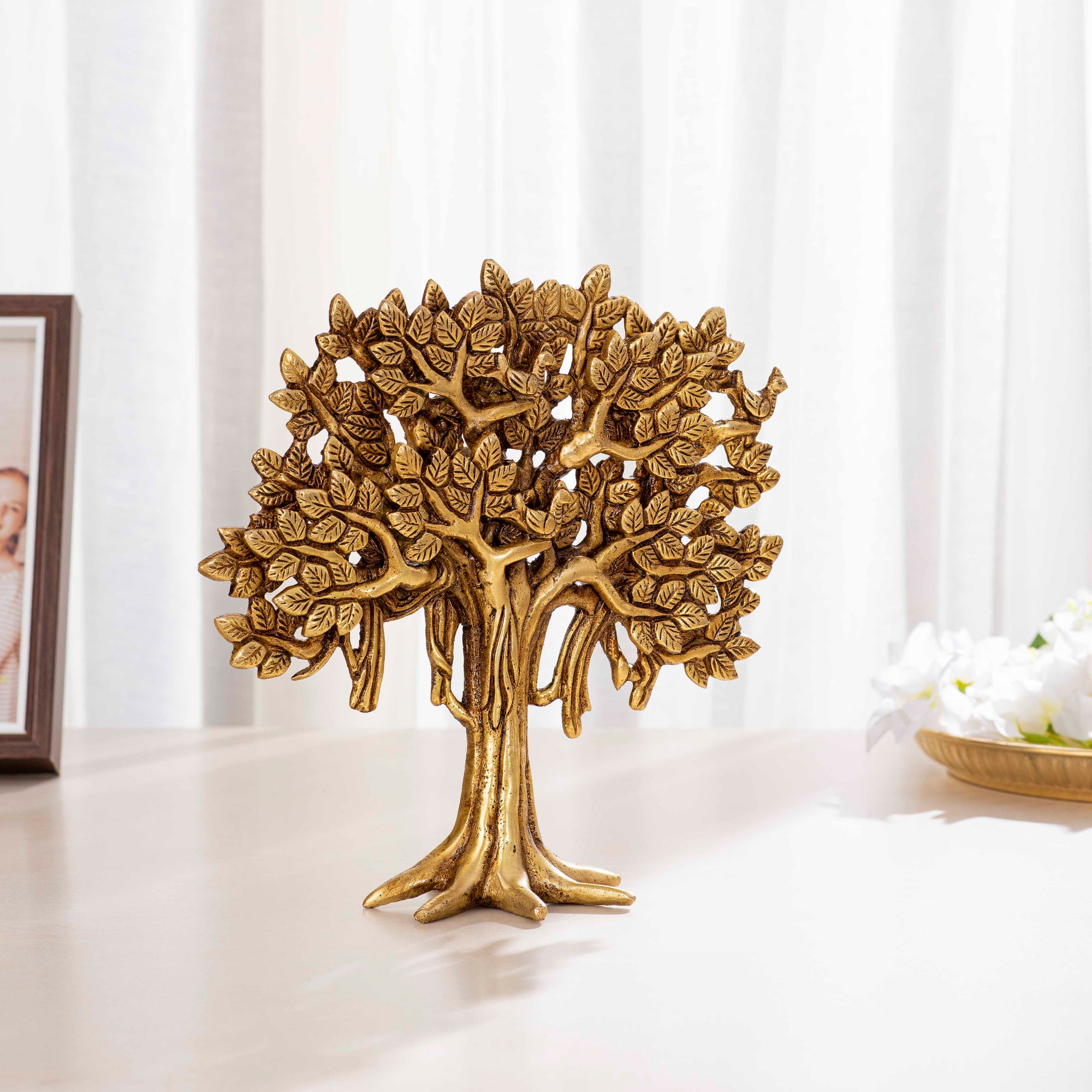 Brass Decorative Kalp Vriksh - 8 Inch