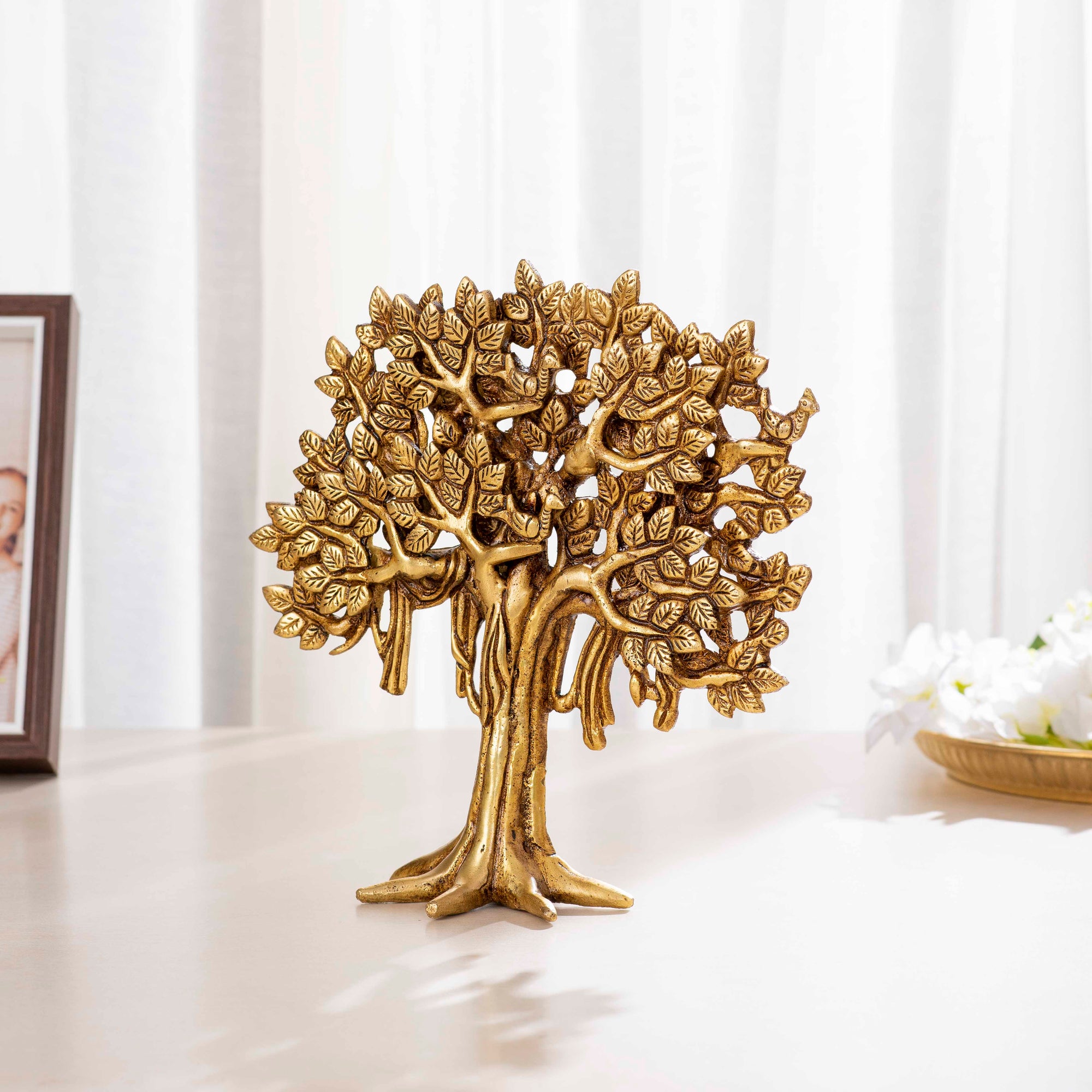 Brass Decorative Kalp Vriksh - 8 Inch