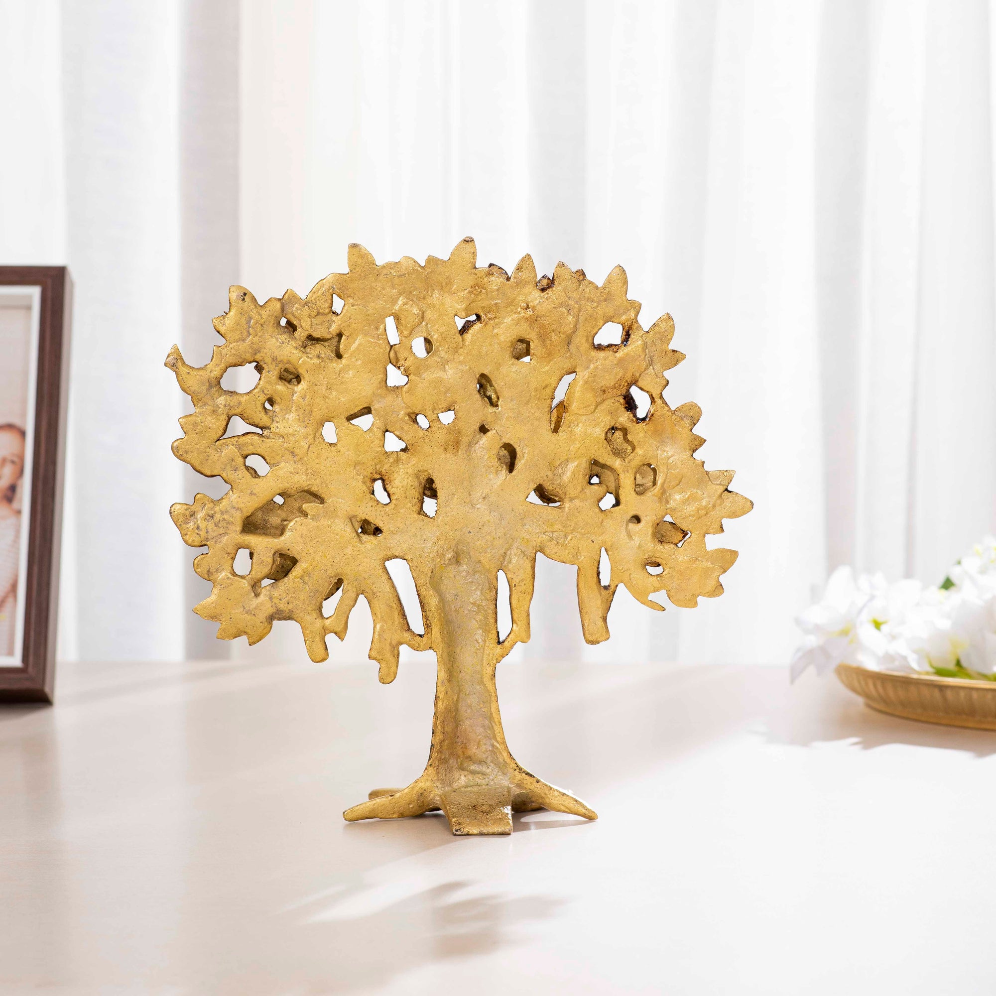 Brass Decorative Kalp Vriksh - 8 Inch