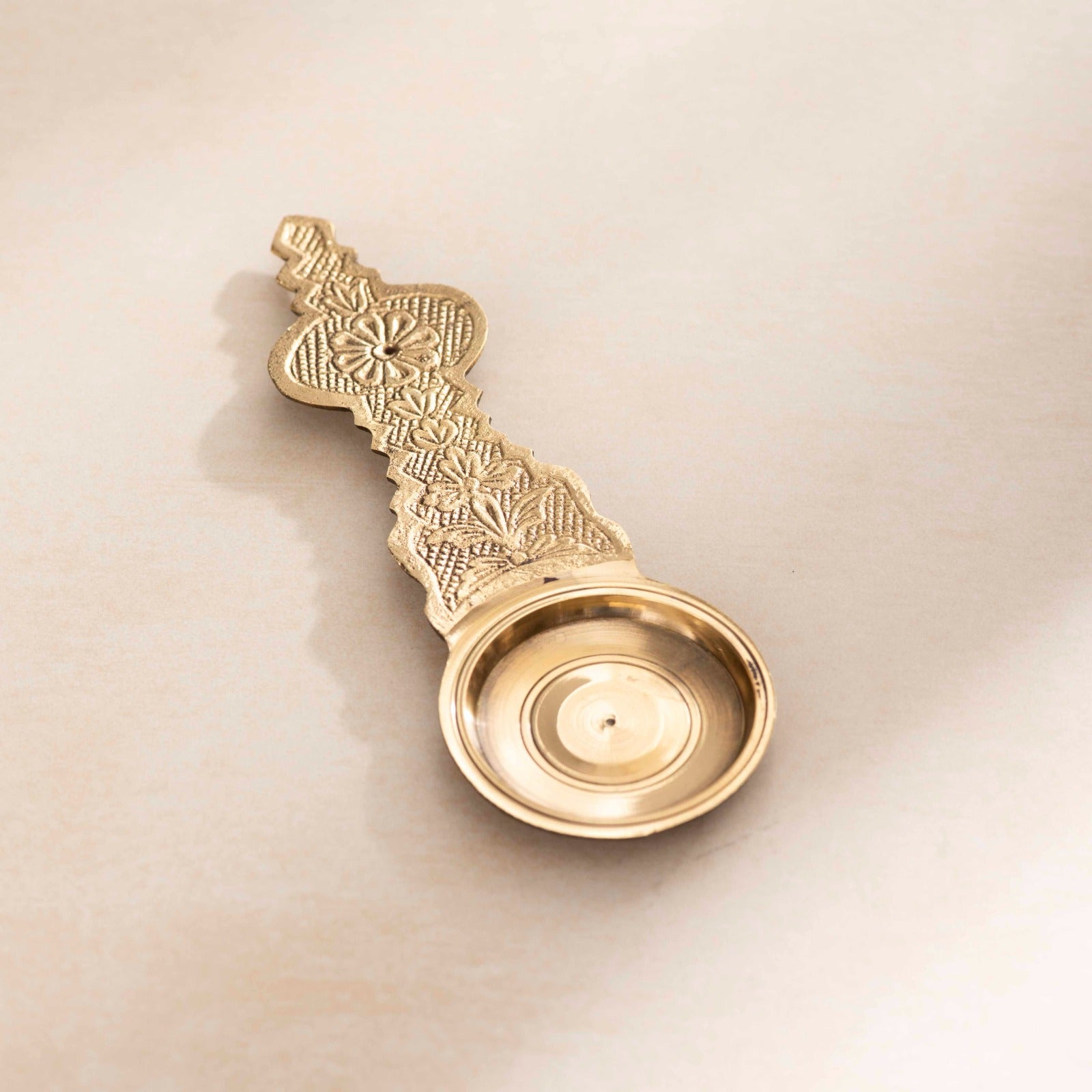 Brass Kapur Aarti Set of 2 - 6 Inch