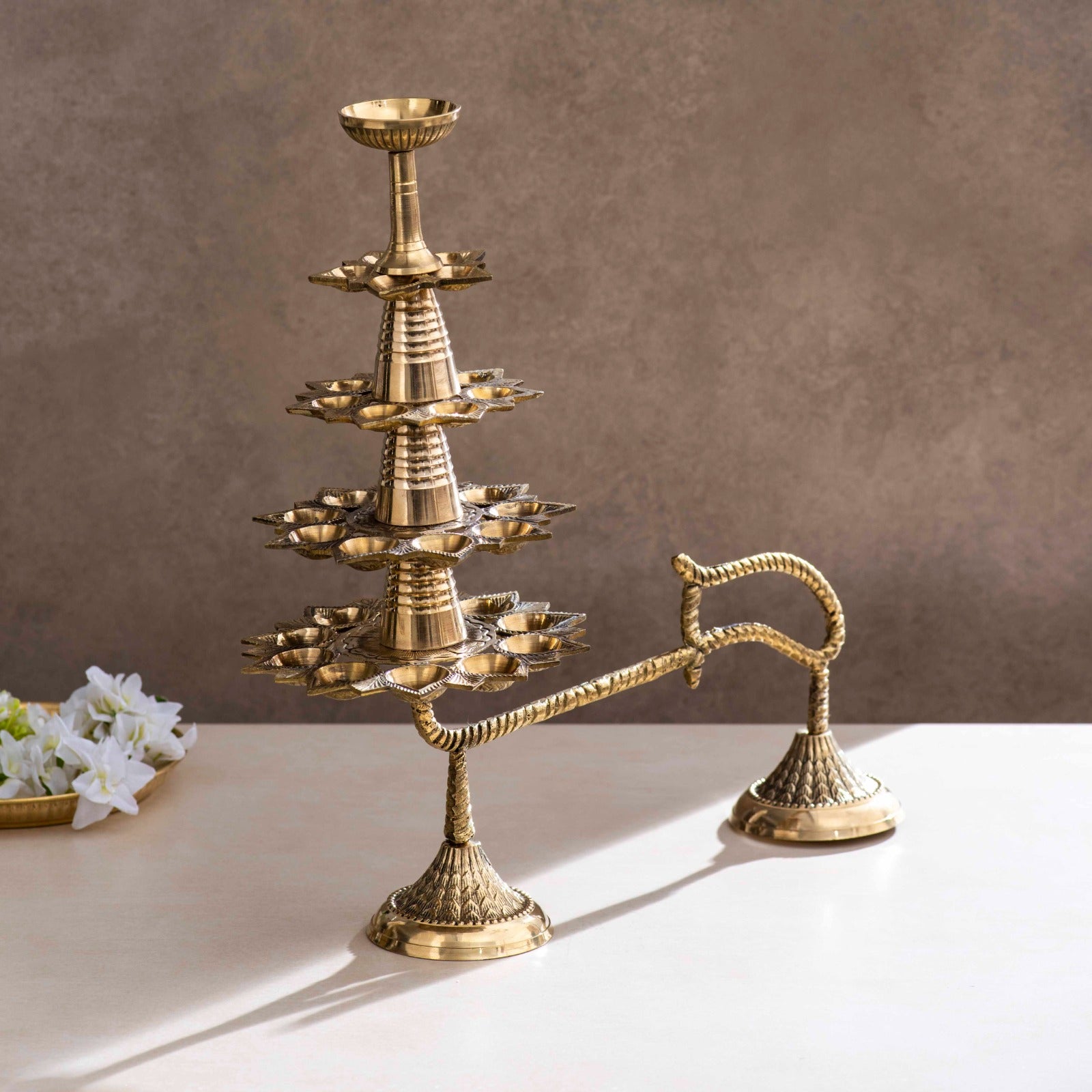 Brass Ganga Aarti - 17 Inch