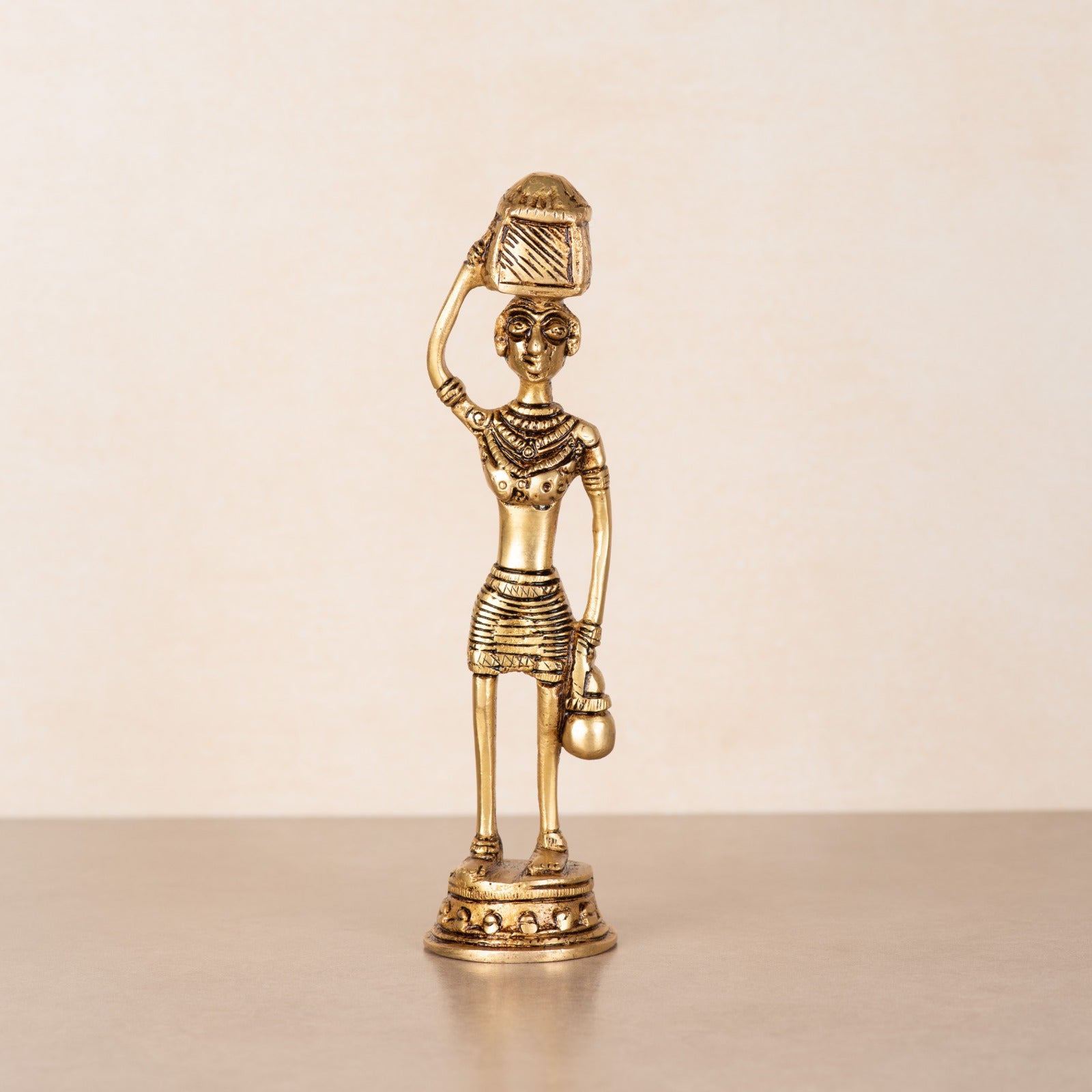 Brass Tribal Ladies set of 5