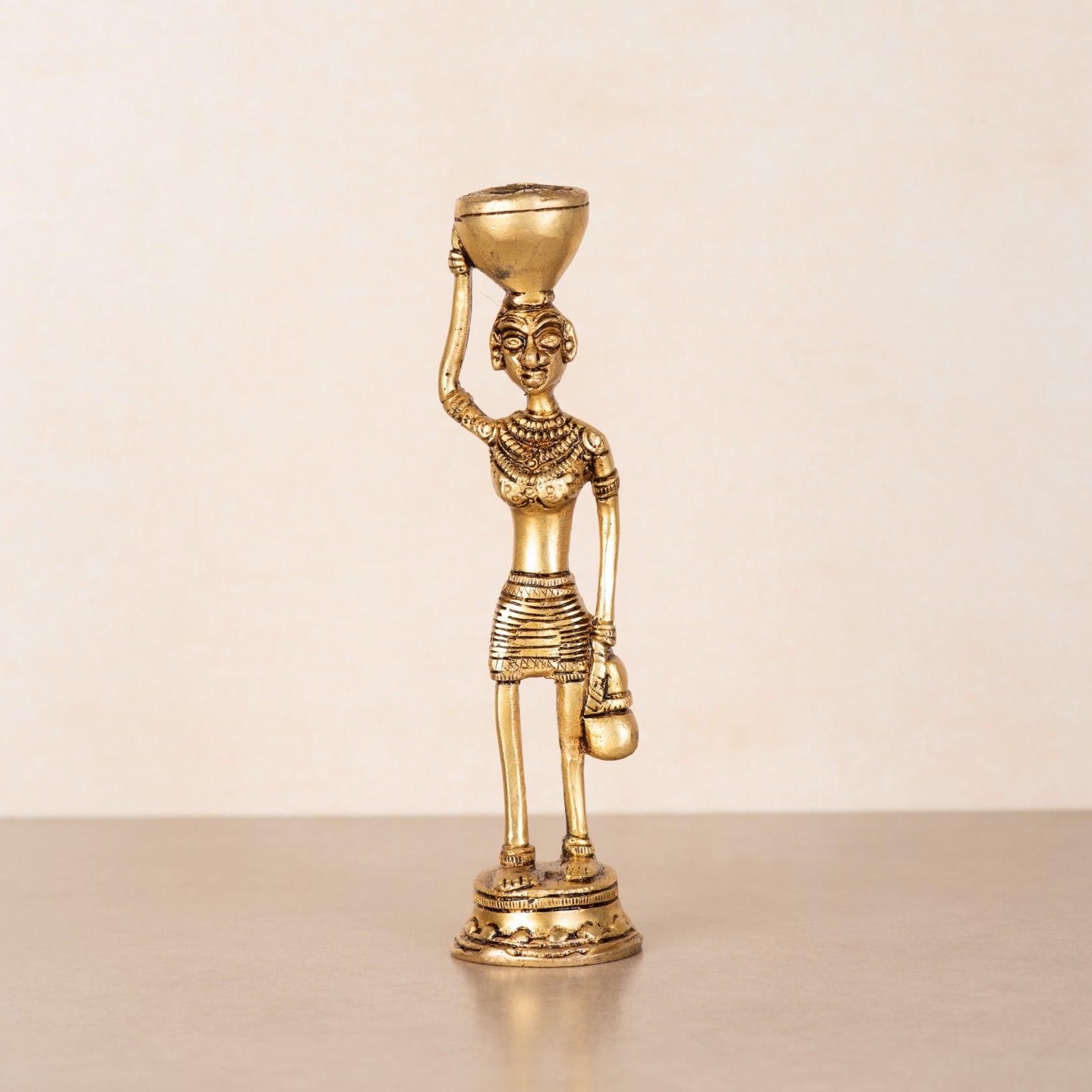 Brass Tribal Ladies set of 5