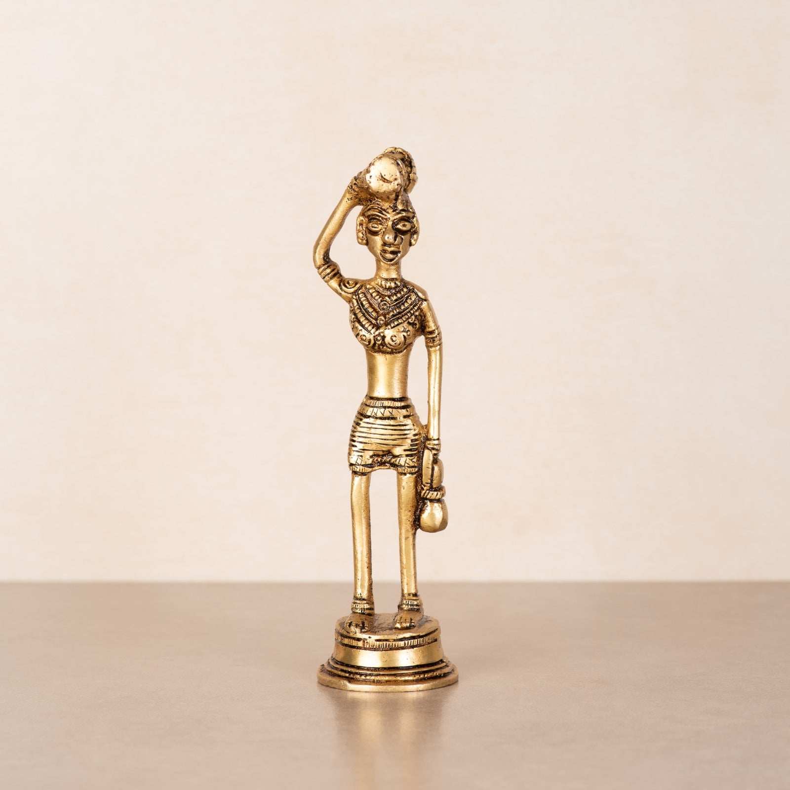 Brass Tribal Ladies set of 5