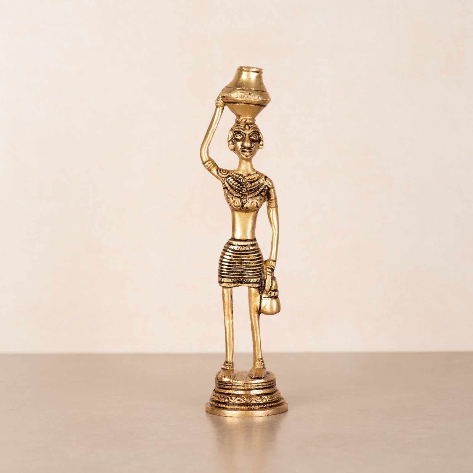 Brass Tribal Ladies set of 5