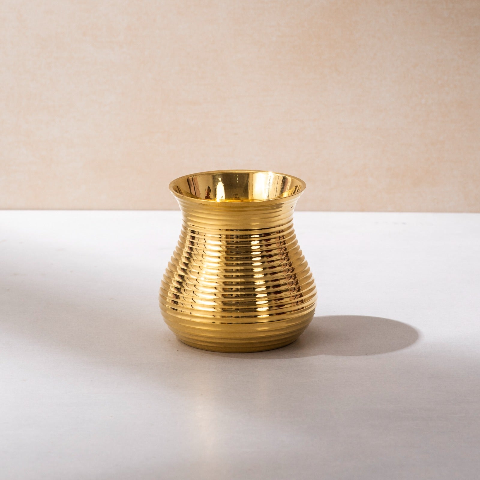 Brass Matki Glass