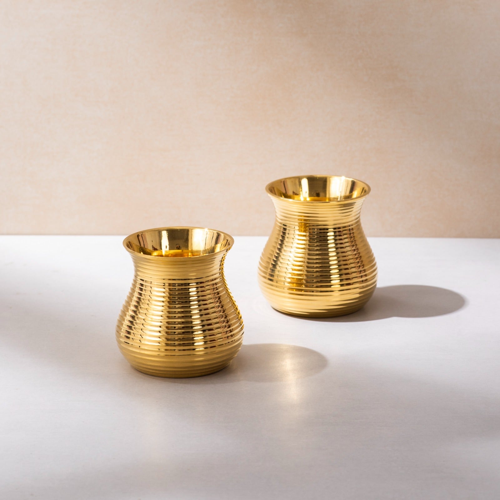 Brass Matki Glass