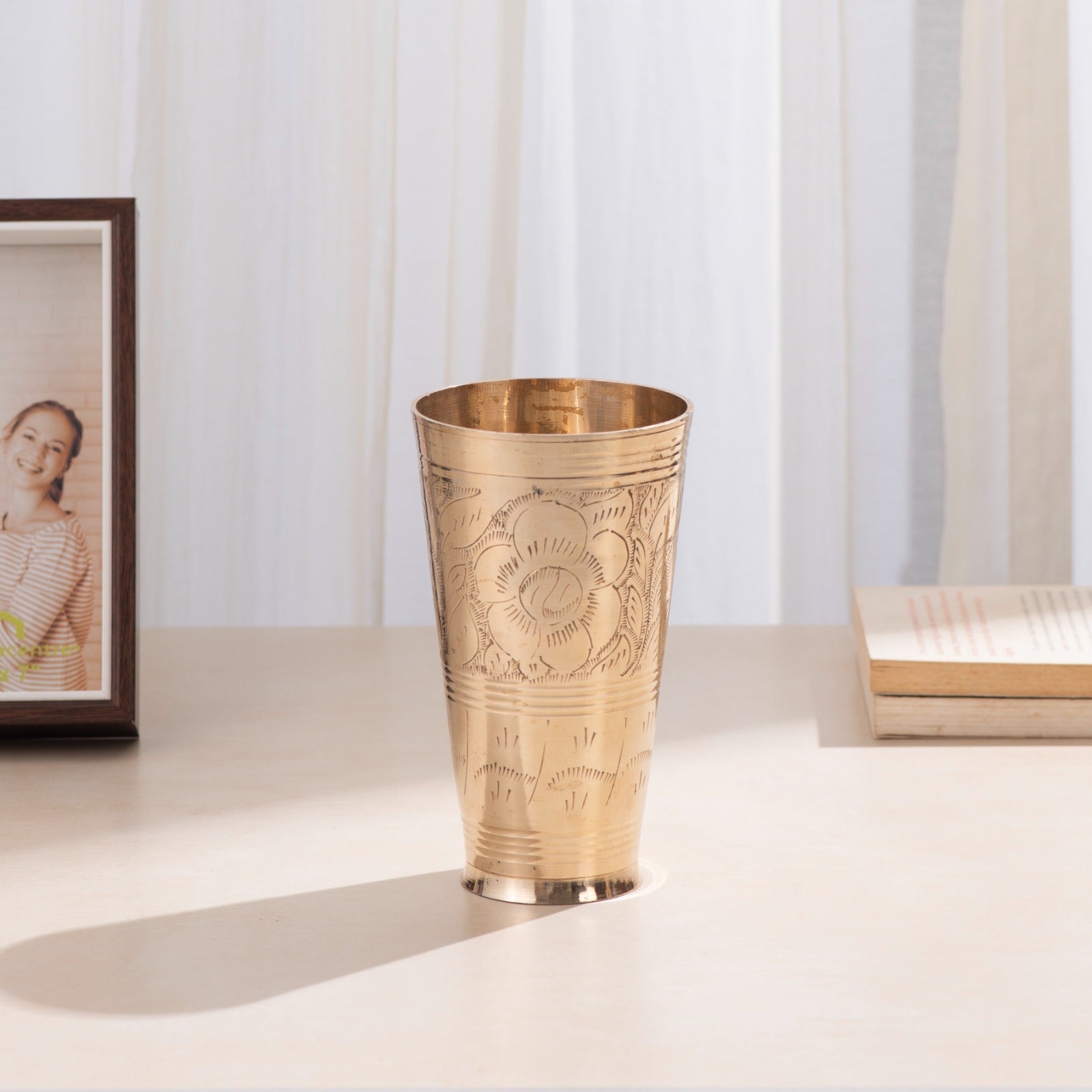 Brass Lassi Glass - Set of 2