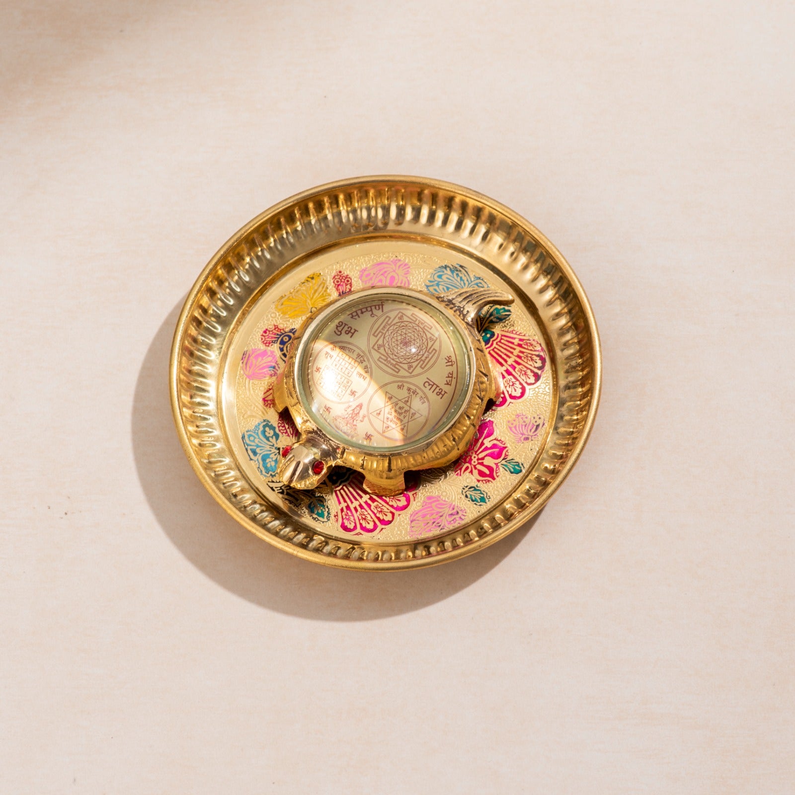 Brass Kachua Yantra - 5 Inch