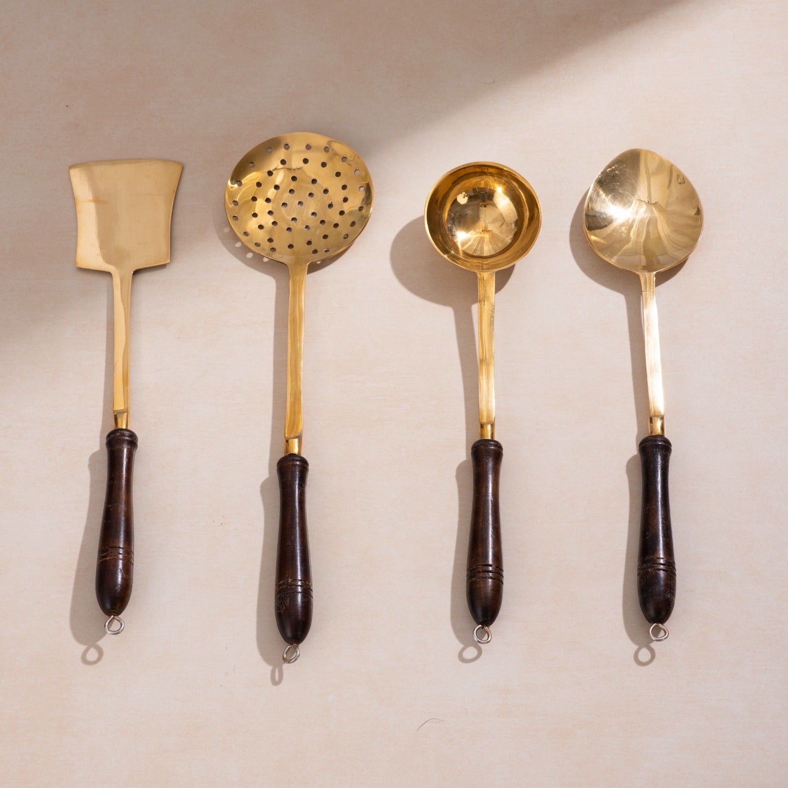 Brass Ladle set of 4