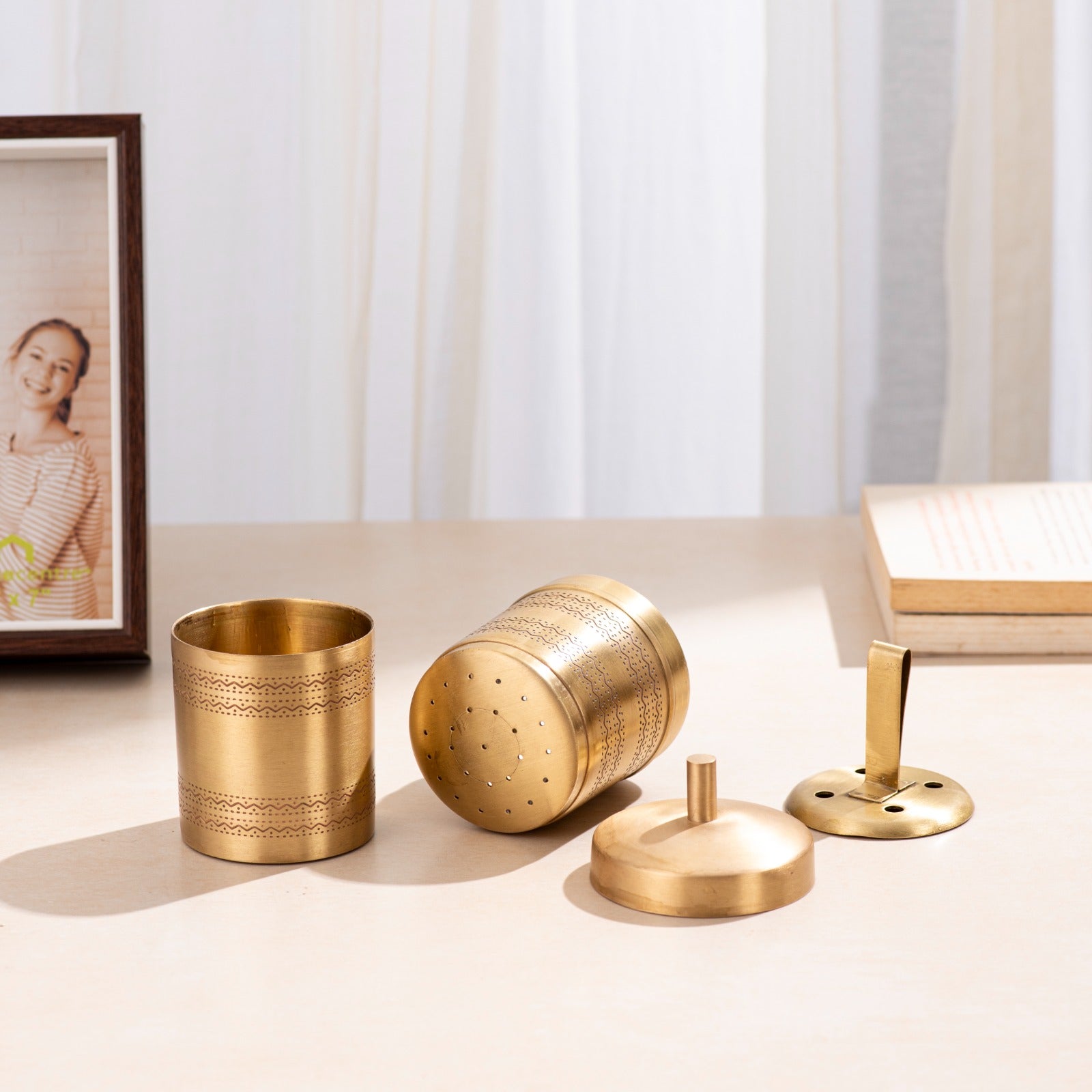 Brass Coffee Filter - 7 inch